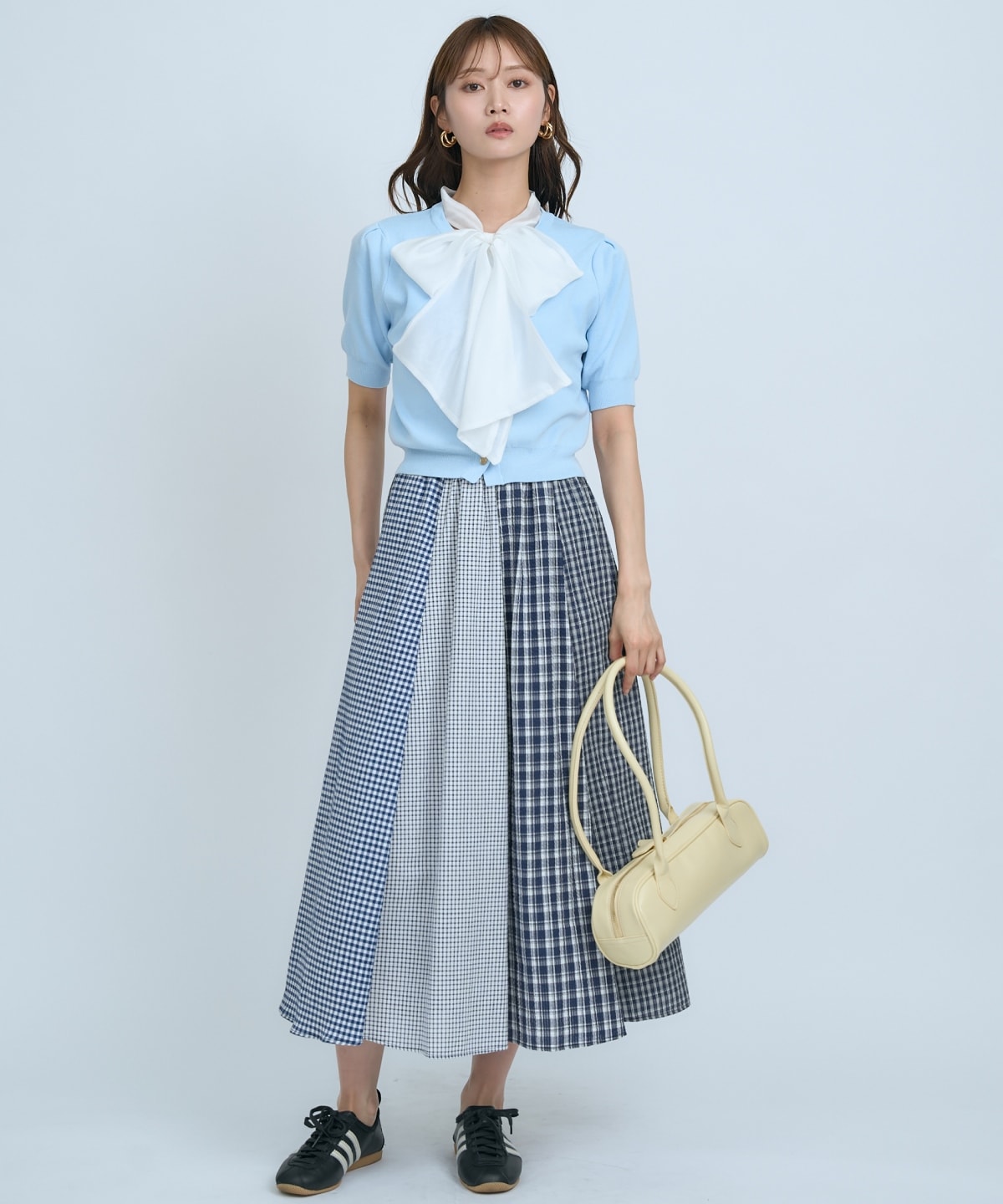 サッカーギンガム組み合わせスカート