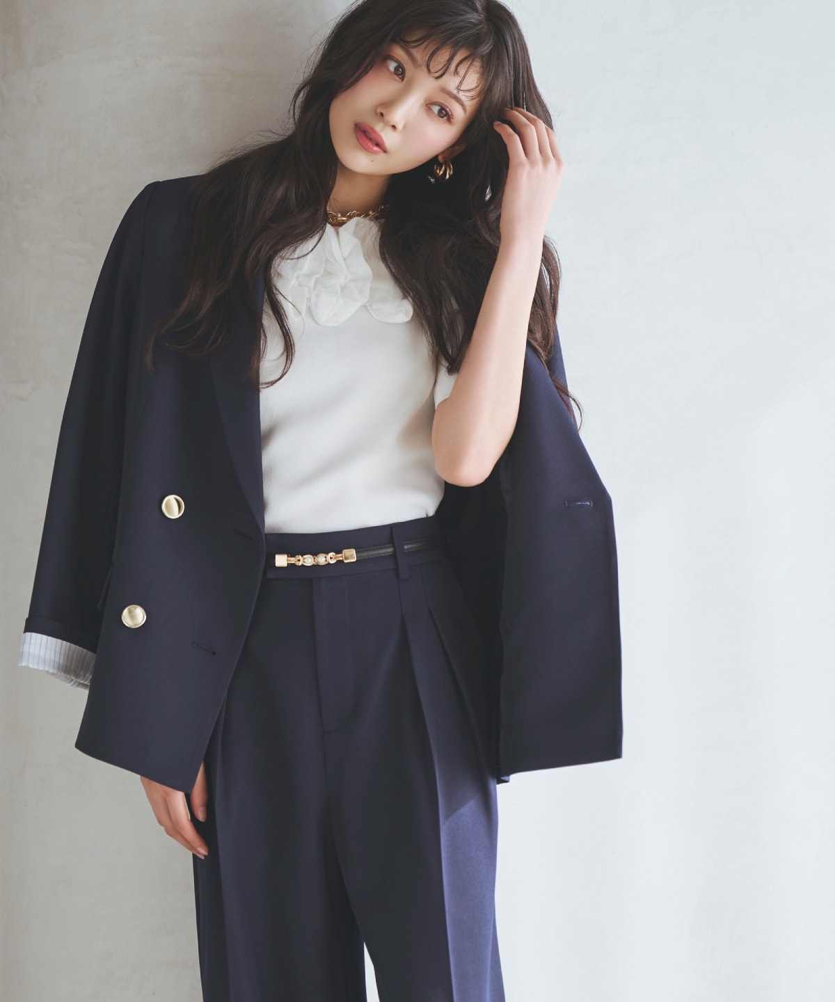 【先行予約受付中】タックワイドパンツ