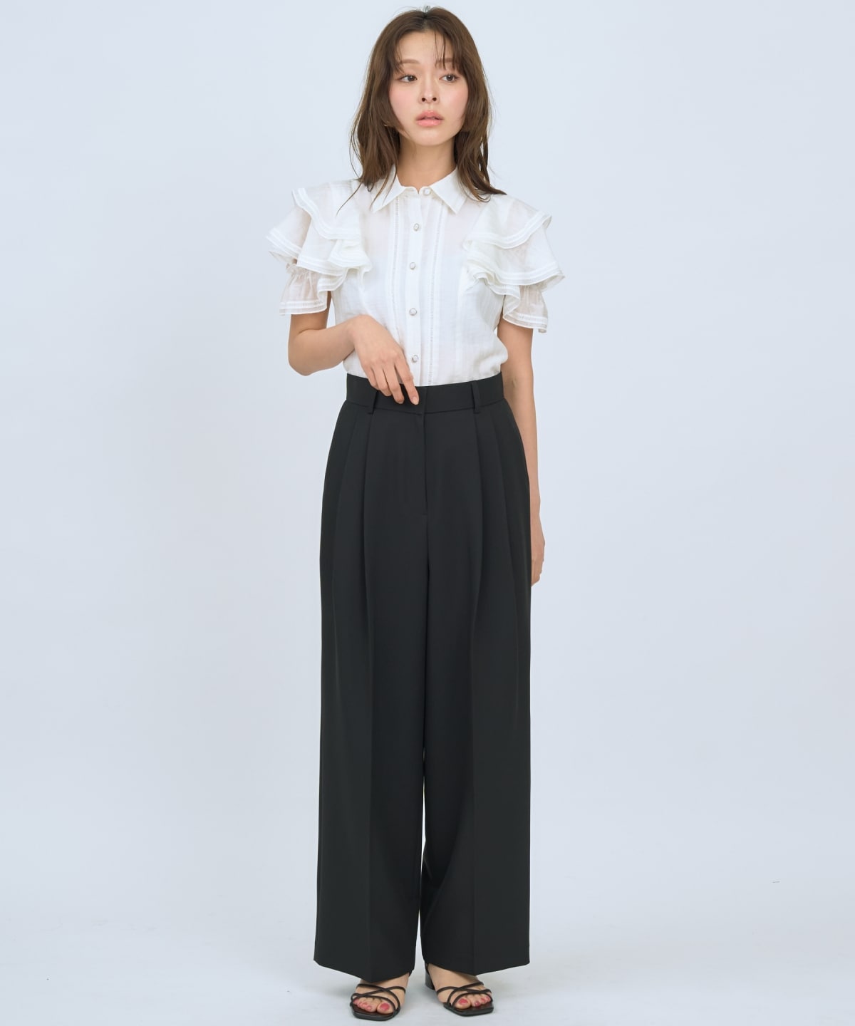 【先行予約受付中】2タックワイドパンツ