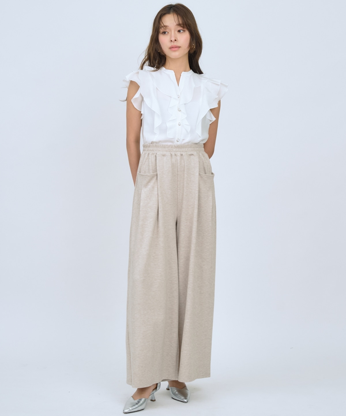 【先行予約受付中】カットツイルポケットタックパンツ