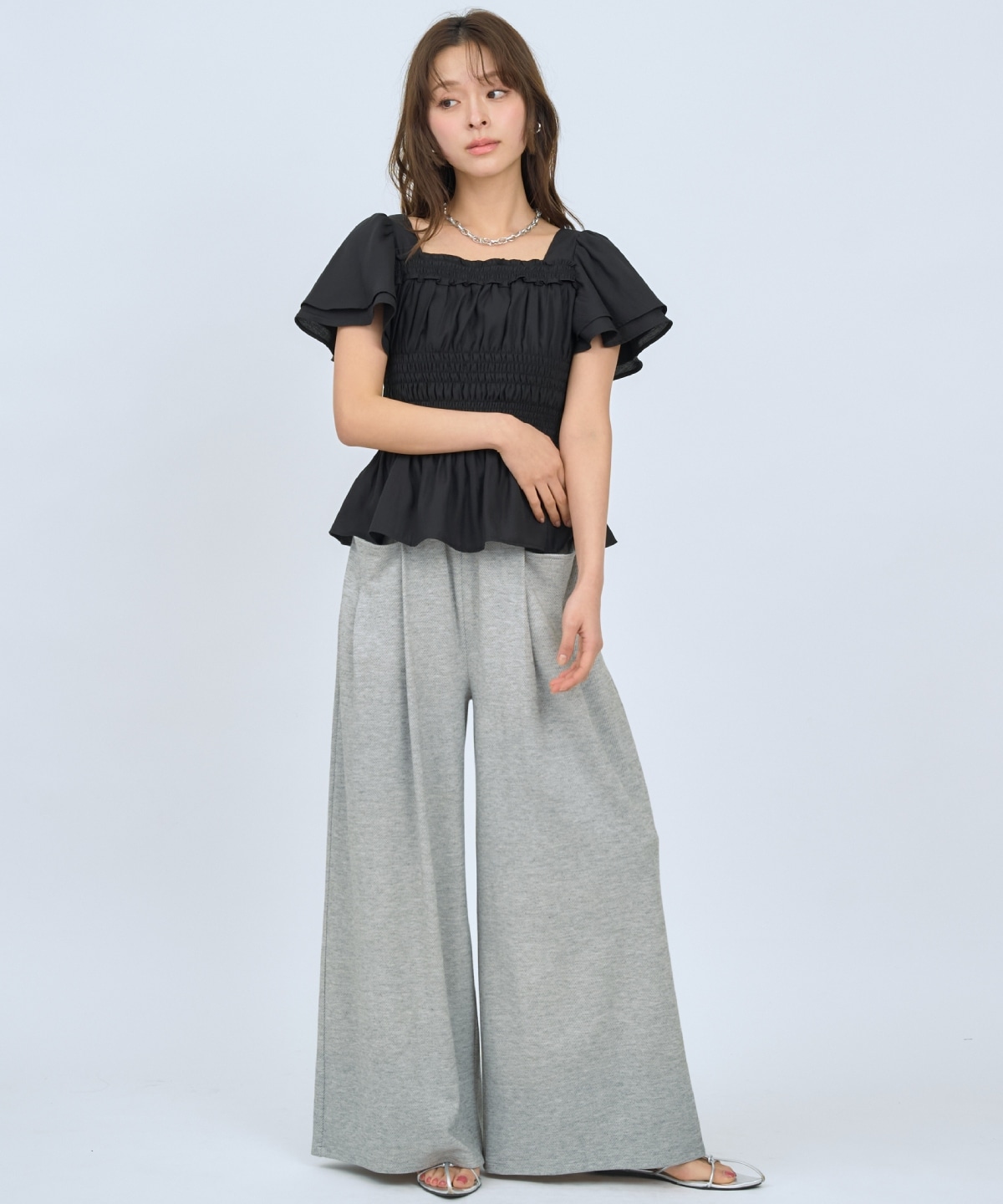 【先行予約受付中】カットツイルポケットタックパンツ