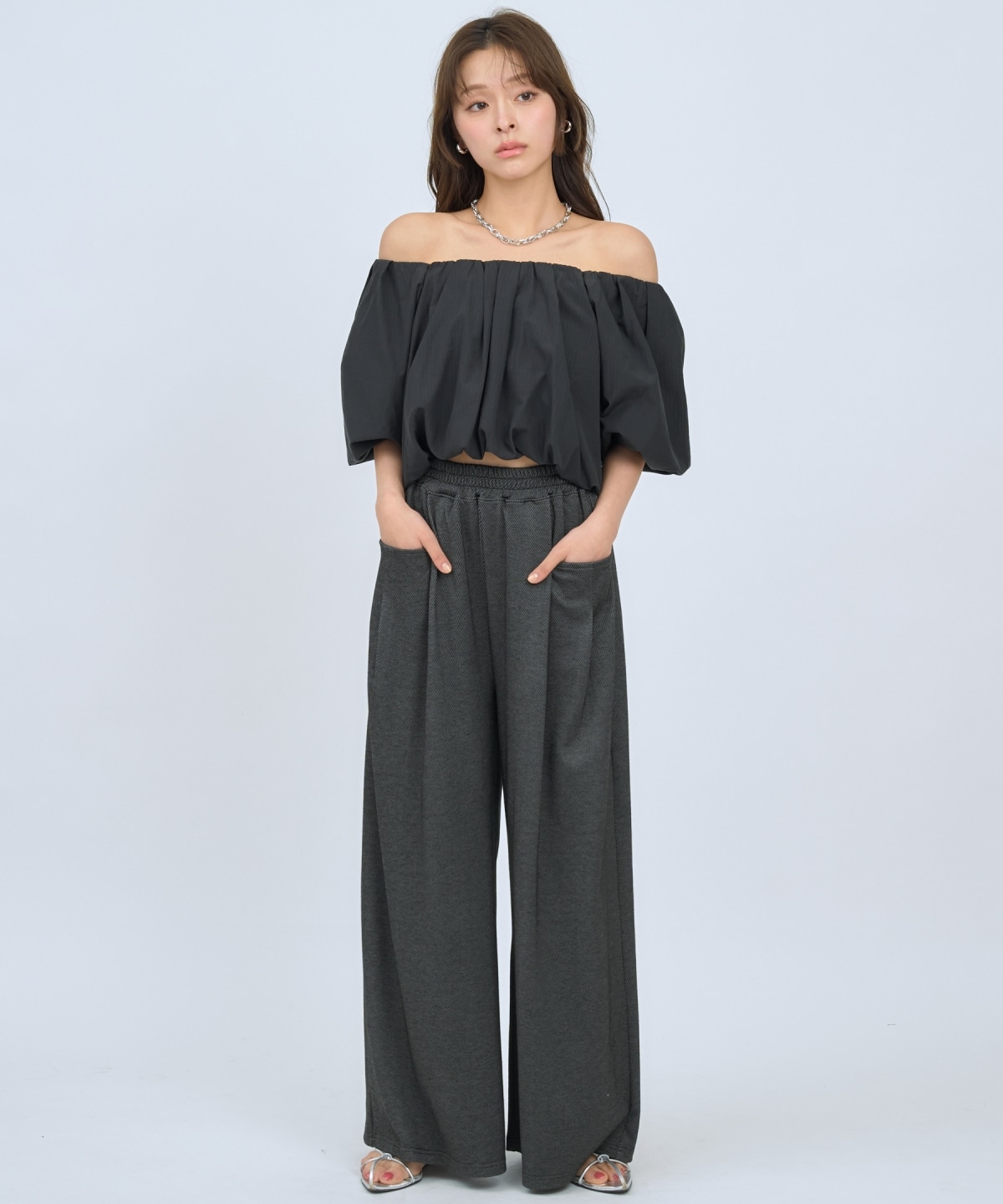 【先行予約受付中】カットツイルポケットタックパンツ