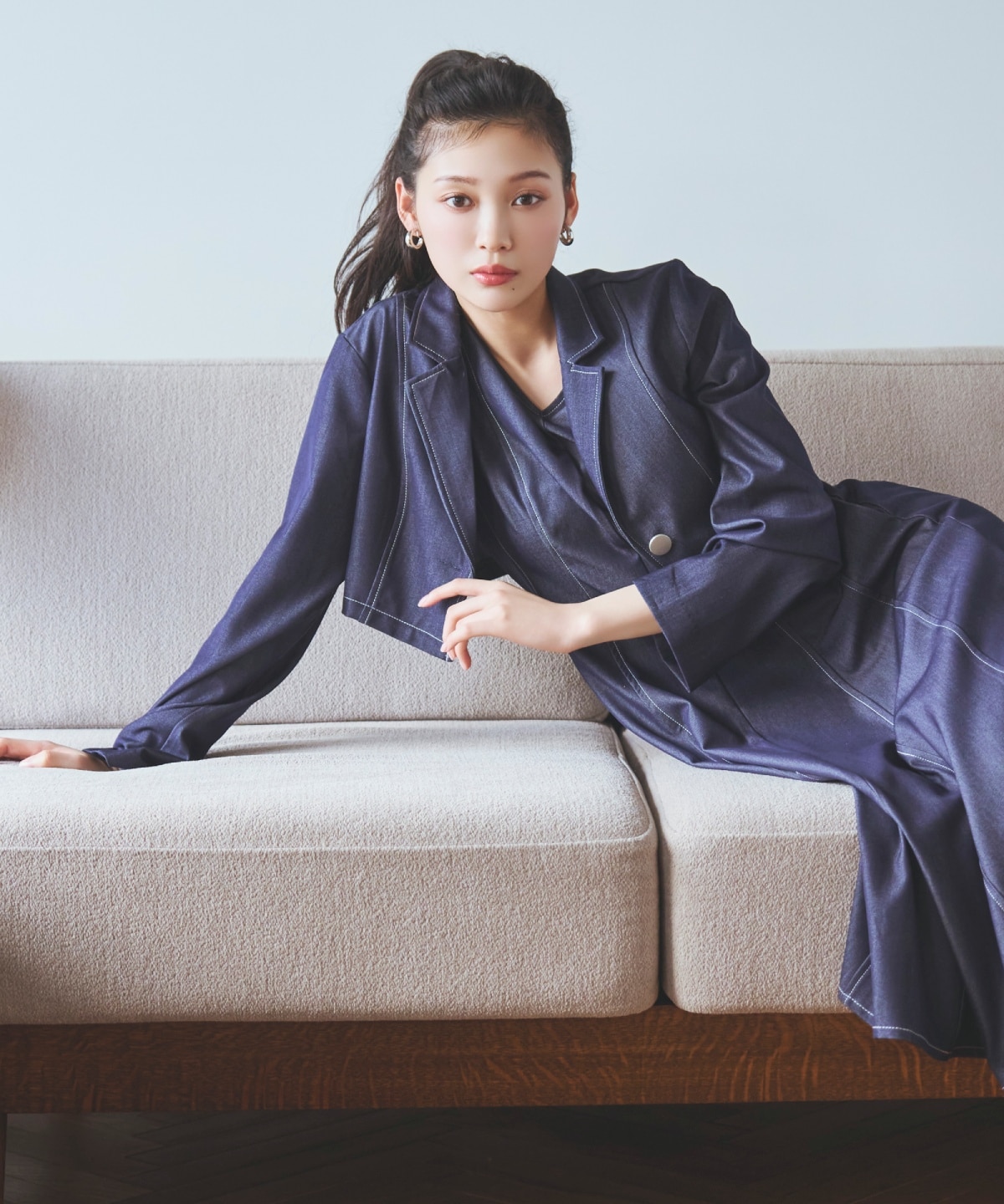 【先行予約受付中】ジャケット×ワンピースセットアップ