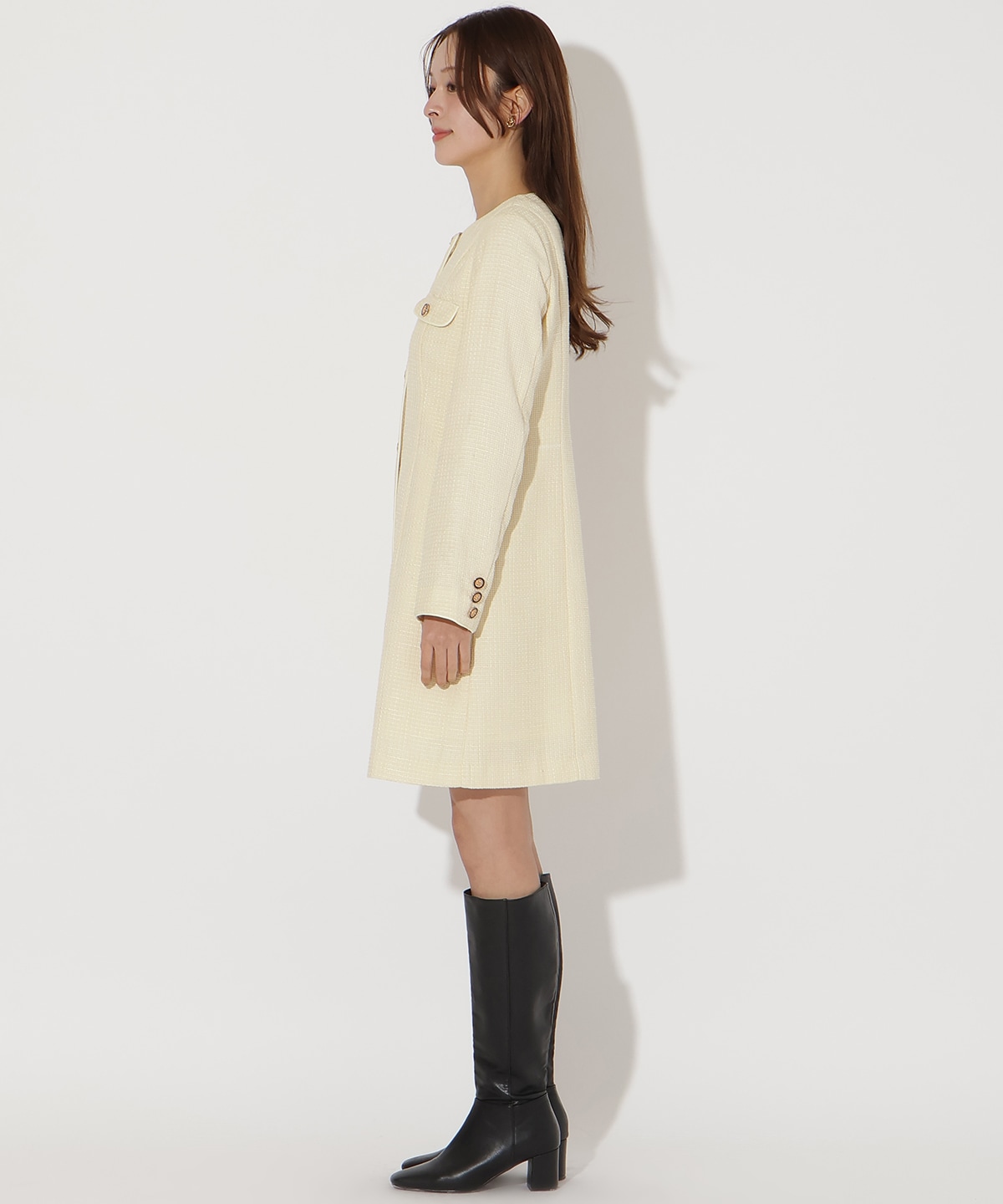 【先行予約受付中】ツイードミニワンピース