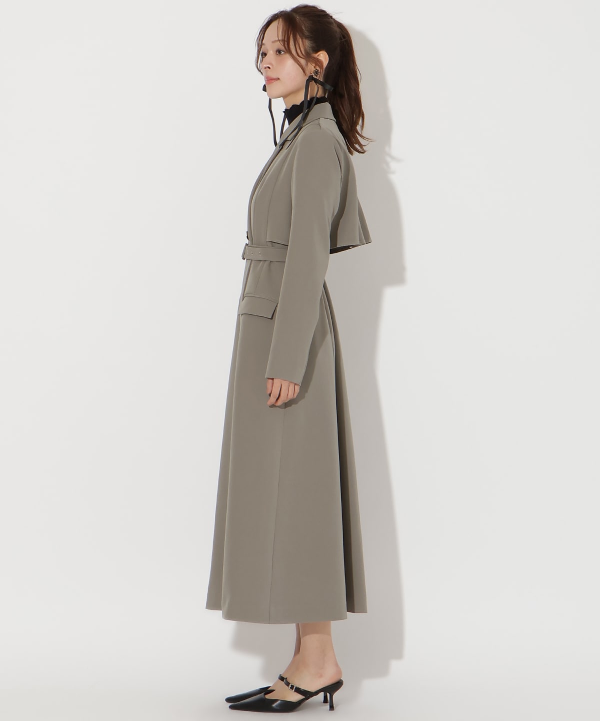 【先行予約受付中】トレンチ風ワンピース