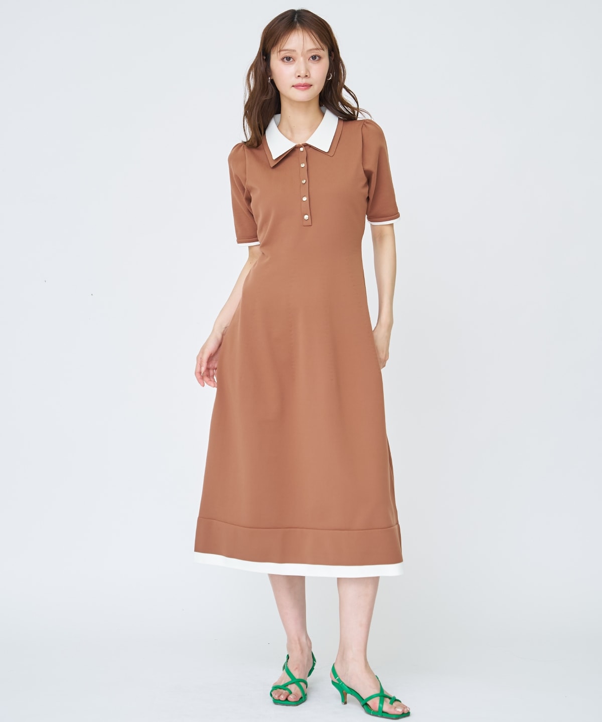 【先行予約受付中】ポロニットワンピース