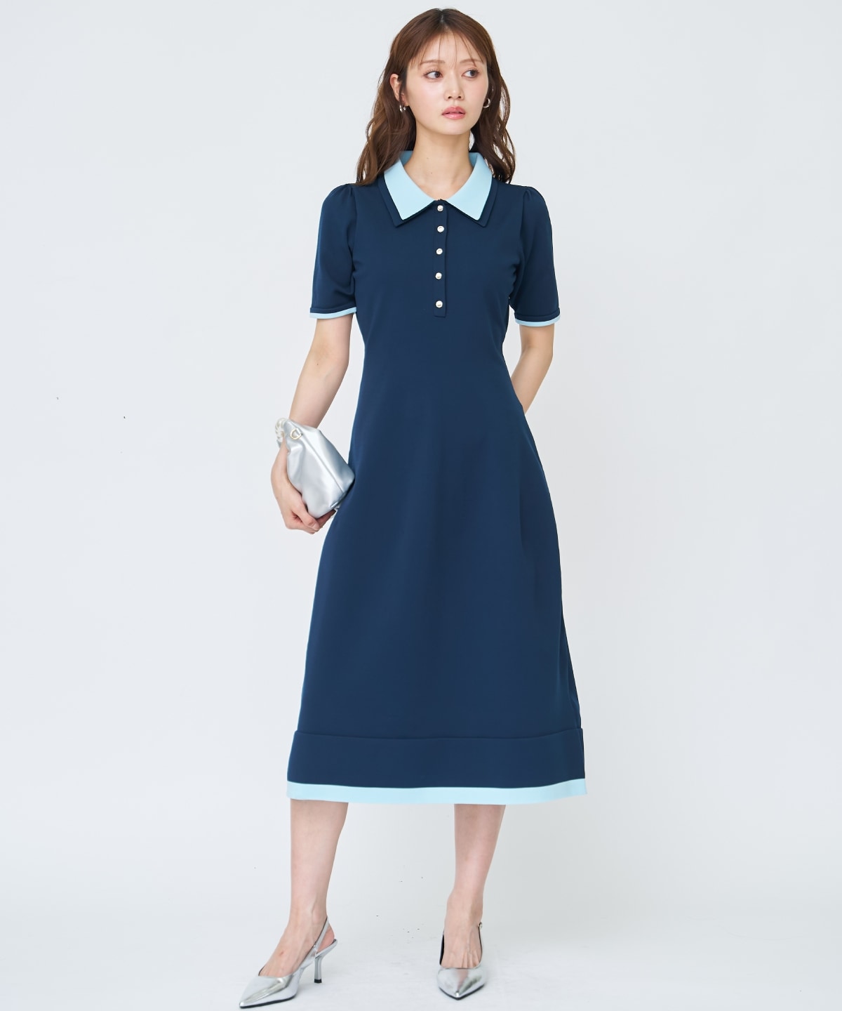 【先行予約受付中】ポロニットワンピース