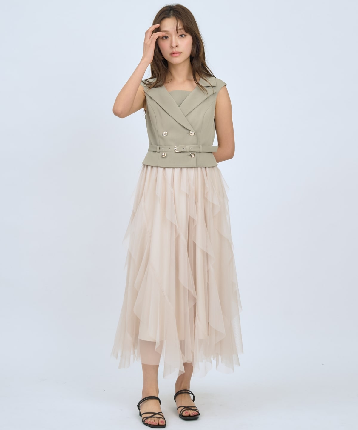 【先行予約受付中】アシメチュールトレンチジャンスカ