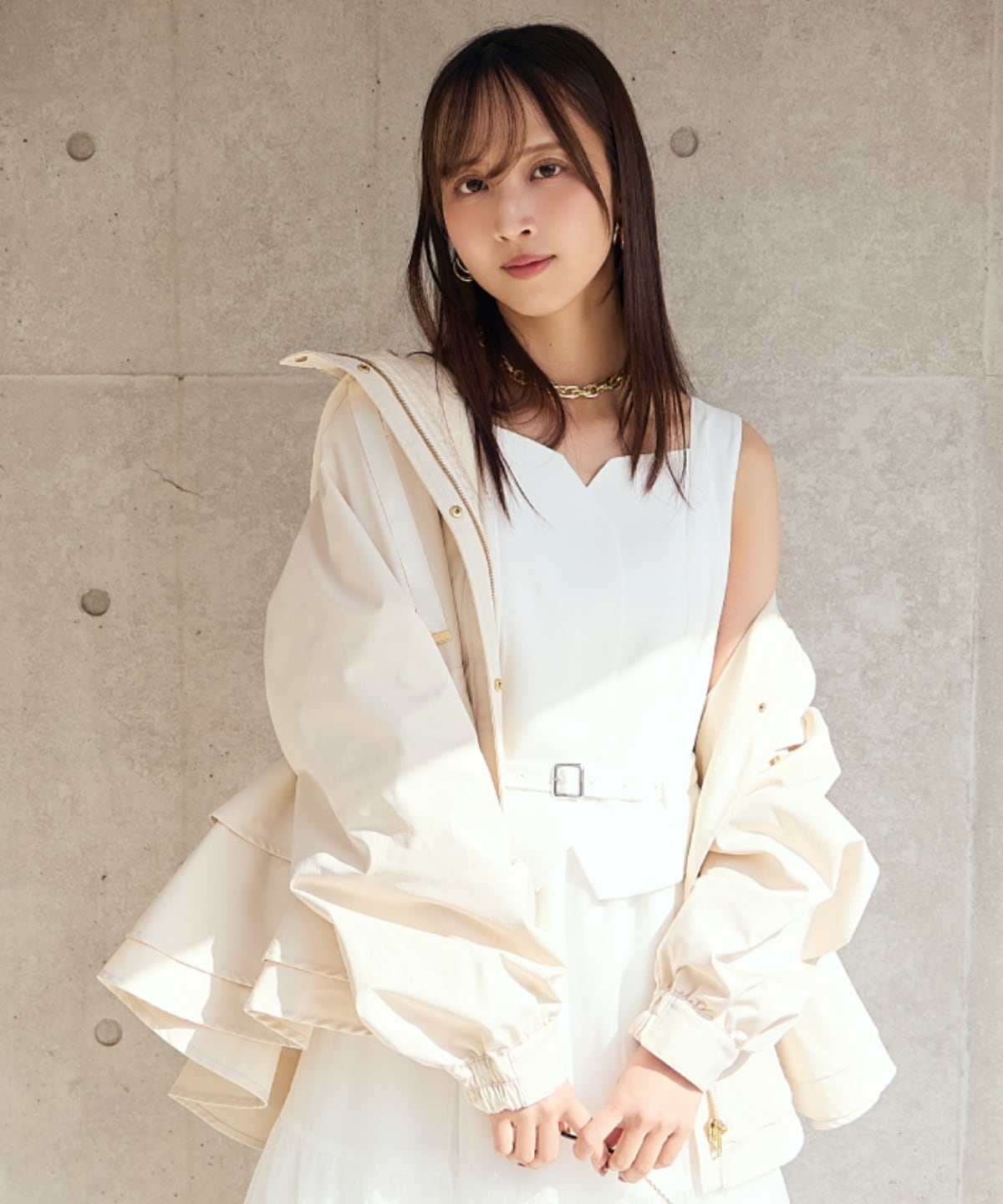 ペプラムマウンテンパーカー