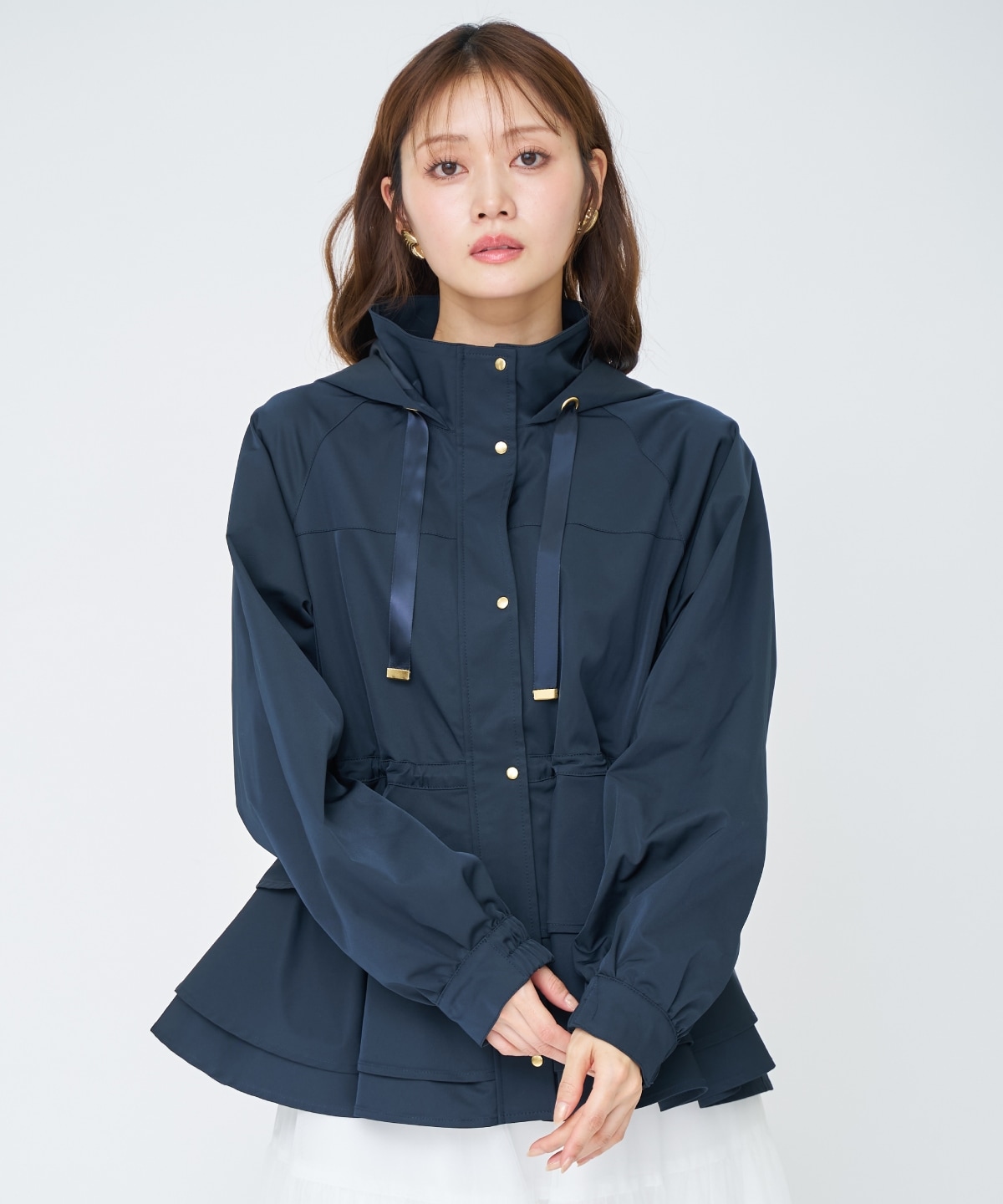 ペプラムマウンテンパーカー