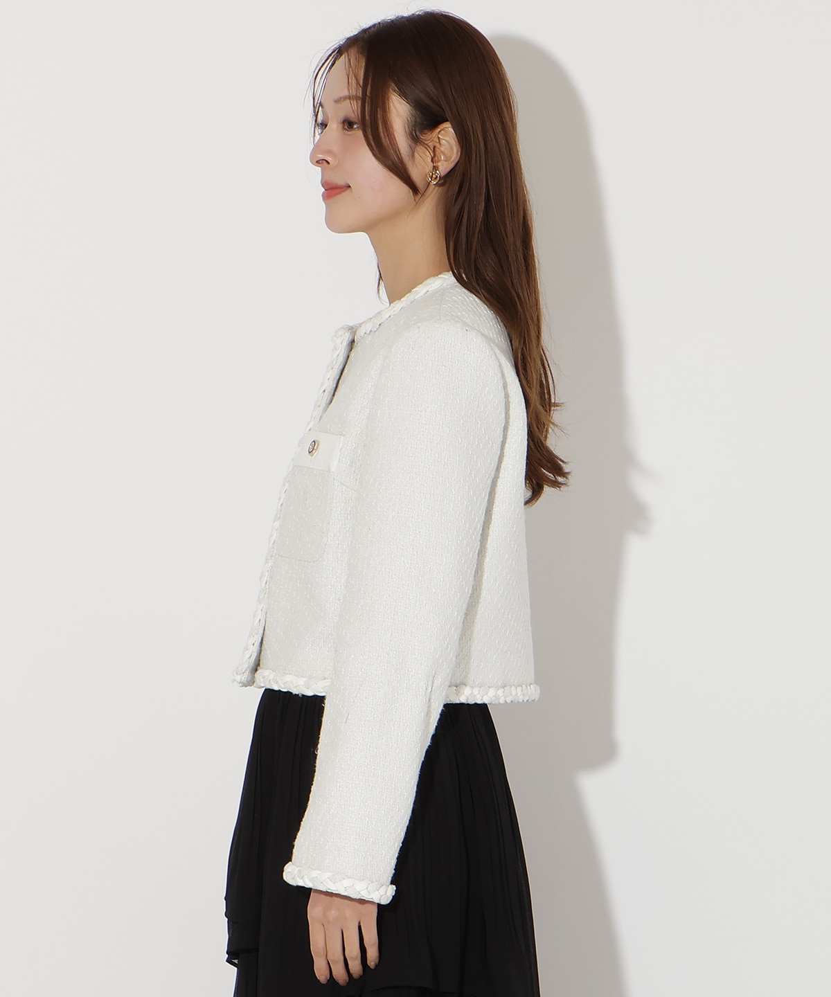 【先行予約受付中】デニムコンビツイードジャケット