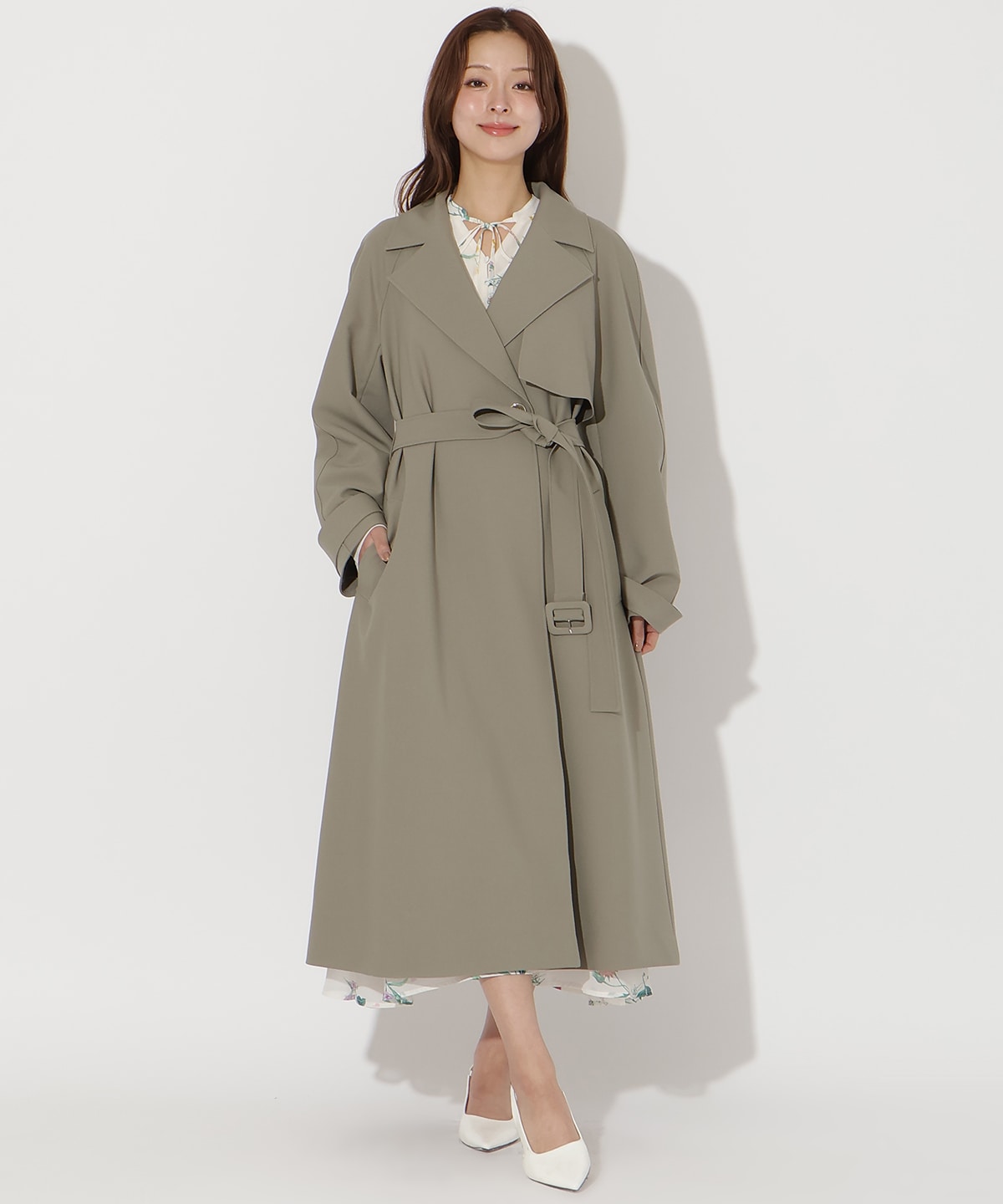 【先行予約受付中】フラップ付きロングコート