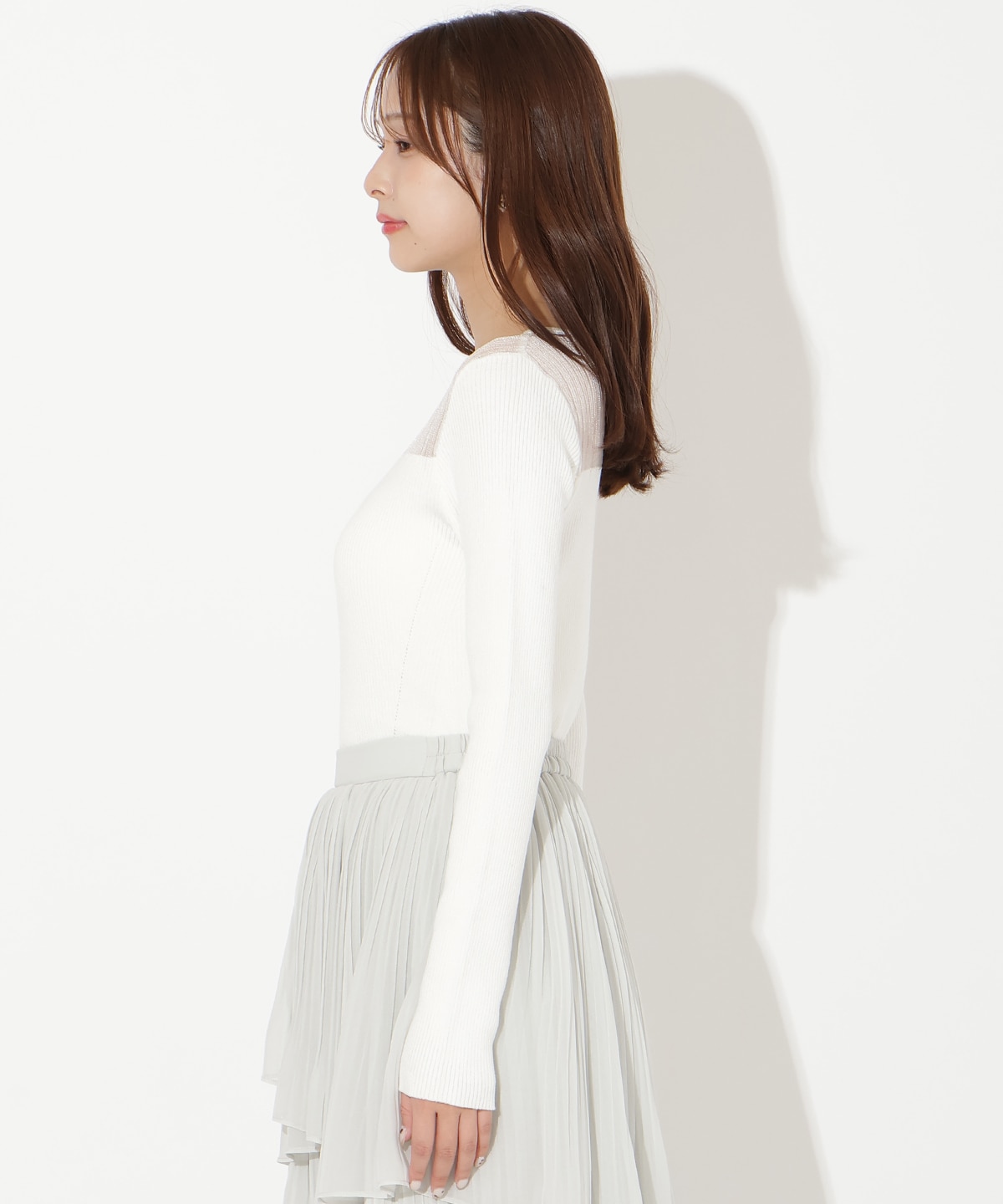 【先行予約受付中】シアーリブニットプルオーバー