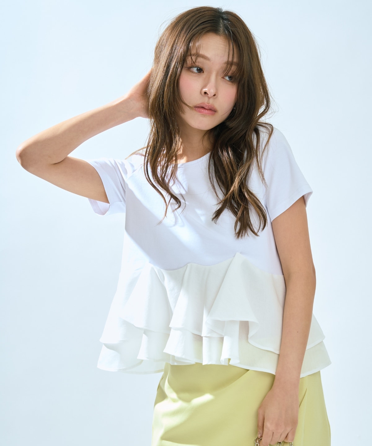 【先行予約受付中】ペプラムカットトップス