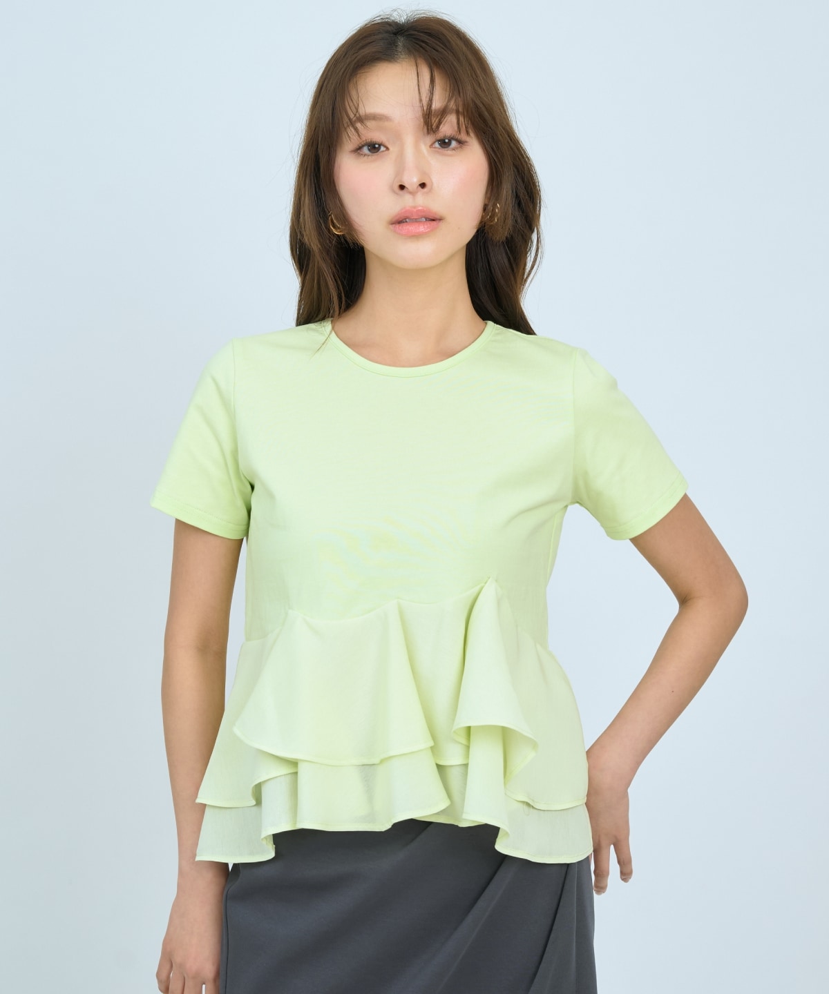 【先行予約受付中】ペプラムカットトップス