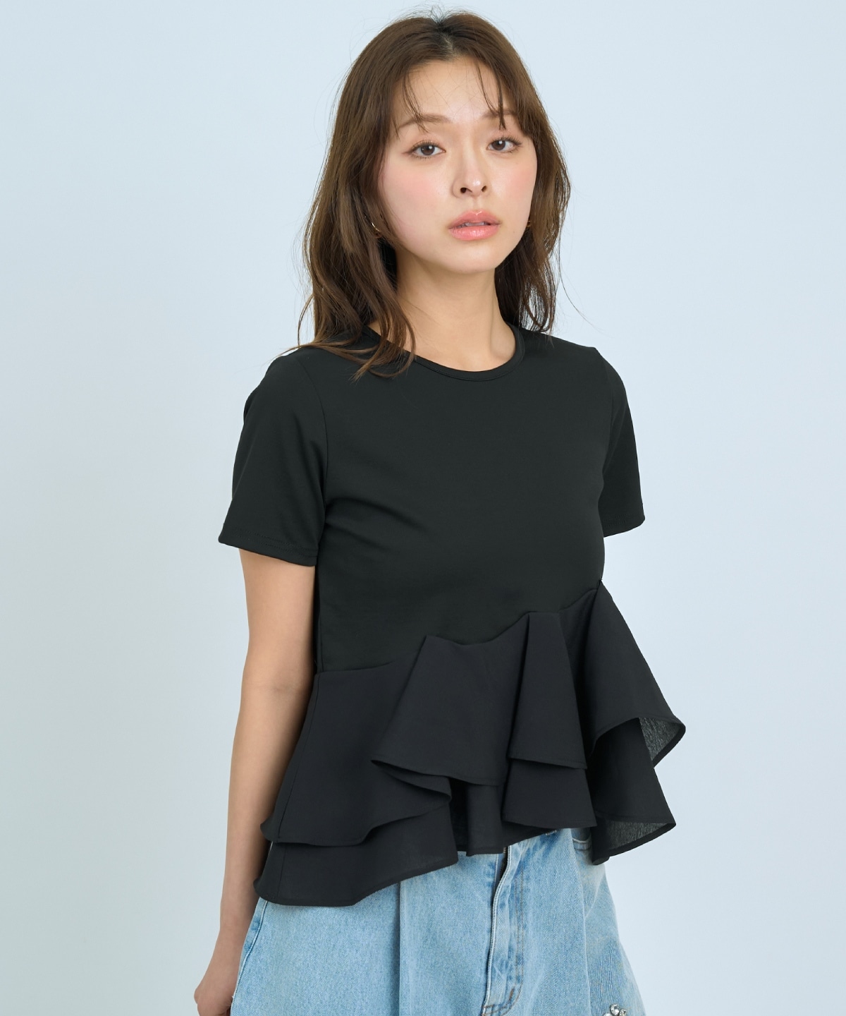 【先行予約受付中】ペプラムカットトップス
