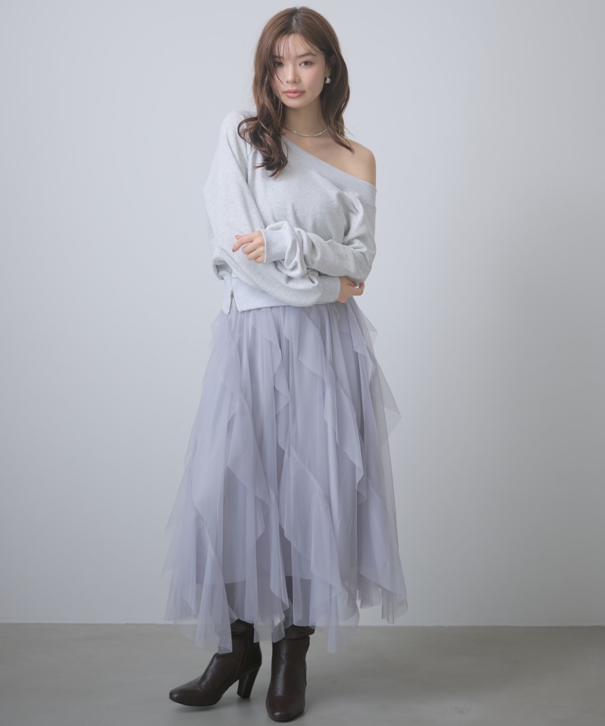 ラッフルフリルスカート