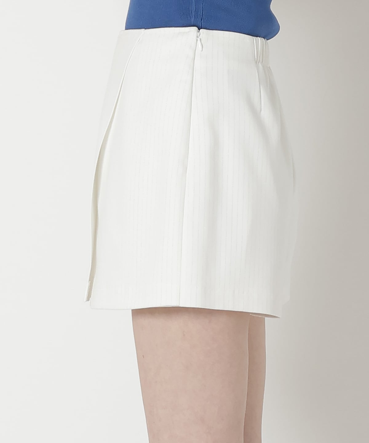 【セットアップ可能】ラメストライプラップミニスカパン