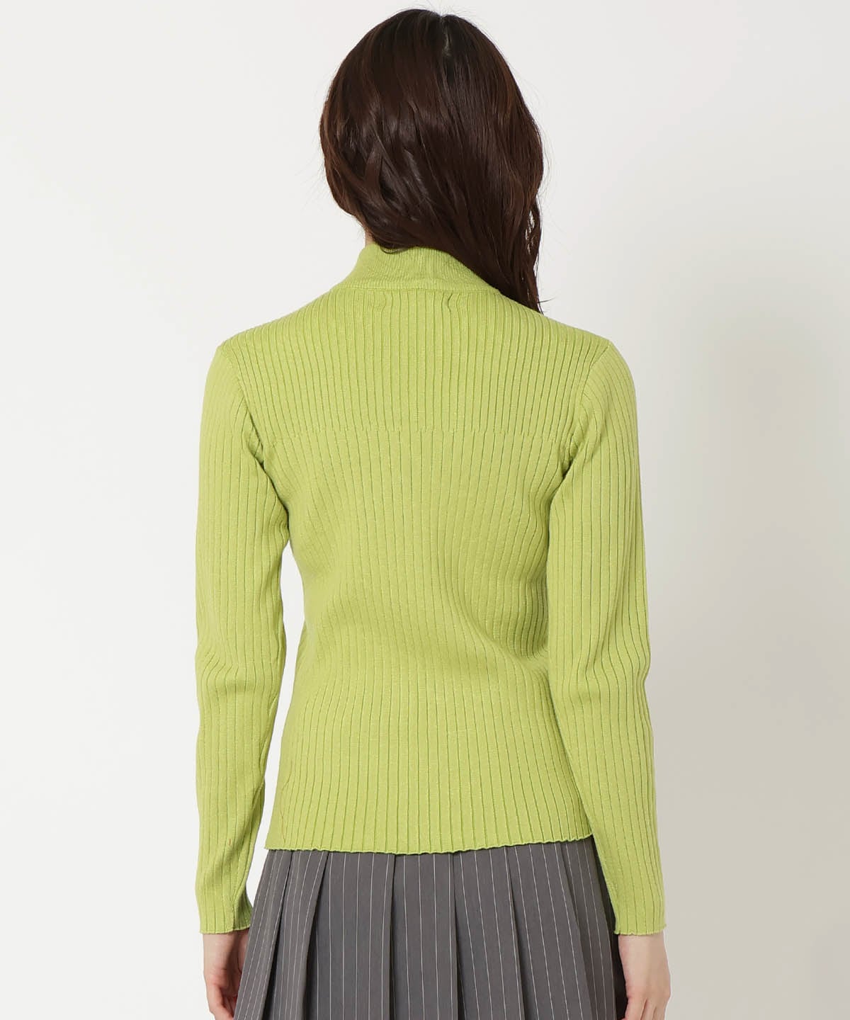 ジップアップニット