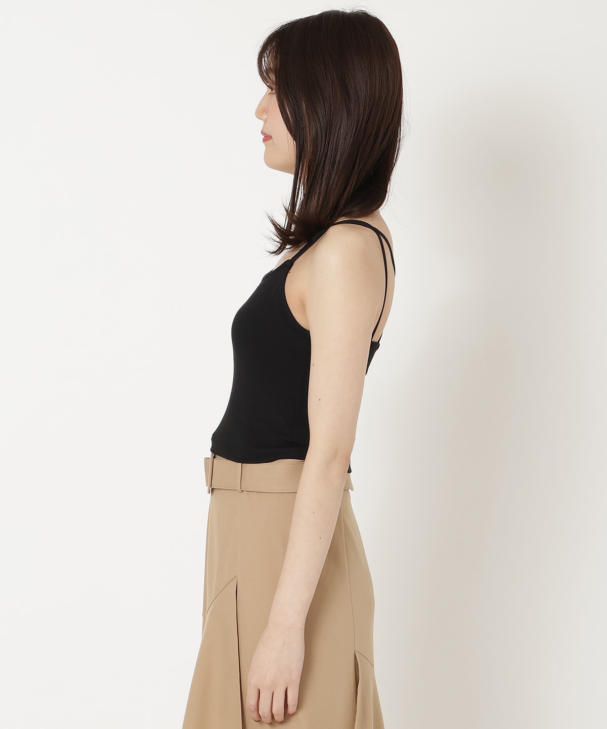 カップ付きインナーキャミソール