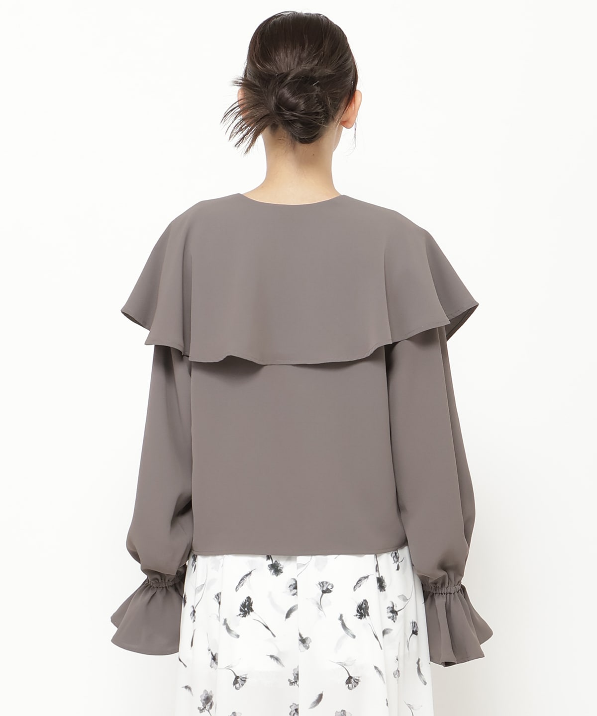 ２wayビッグカラーブラウス