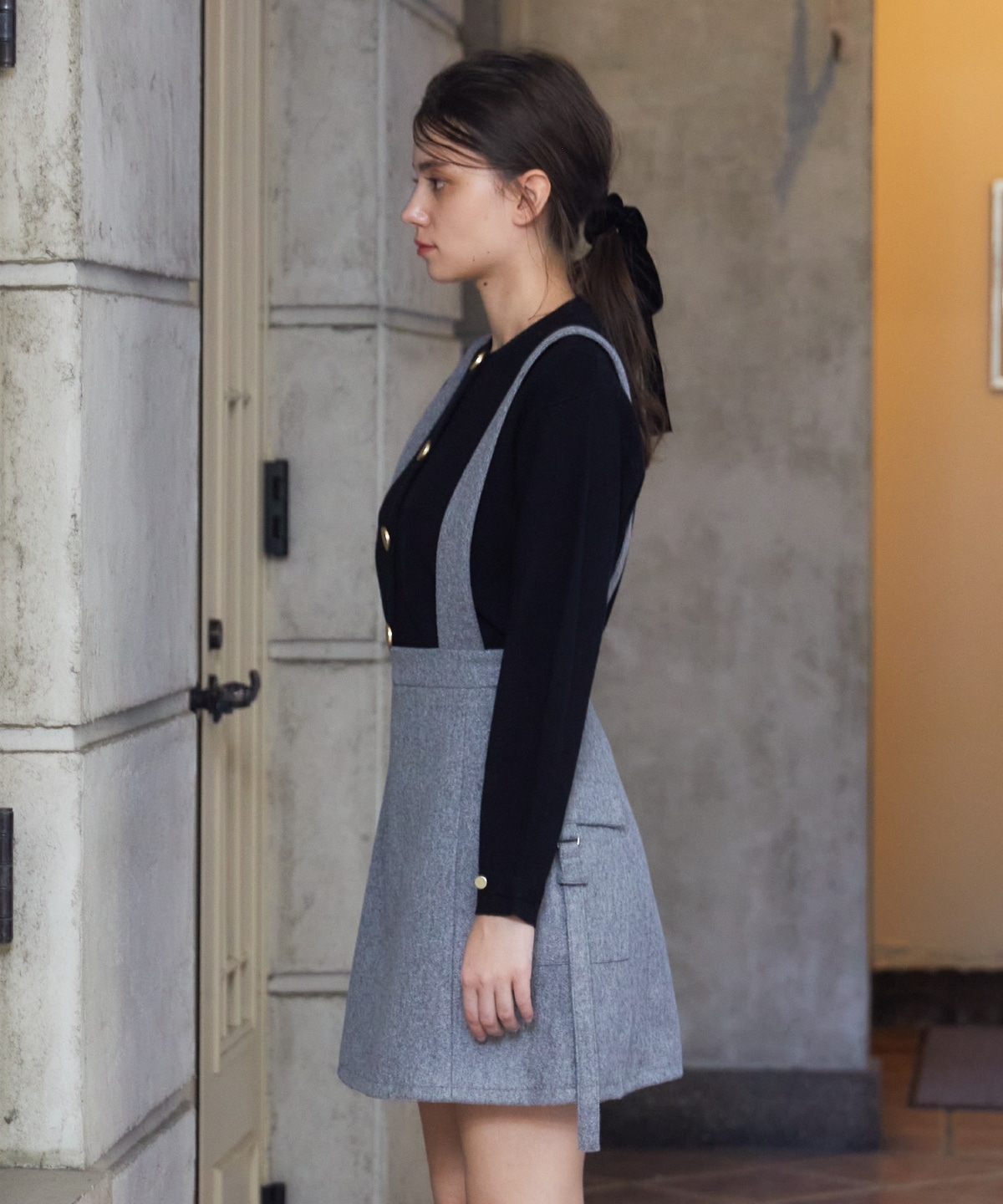 サスペンダースカート