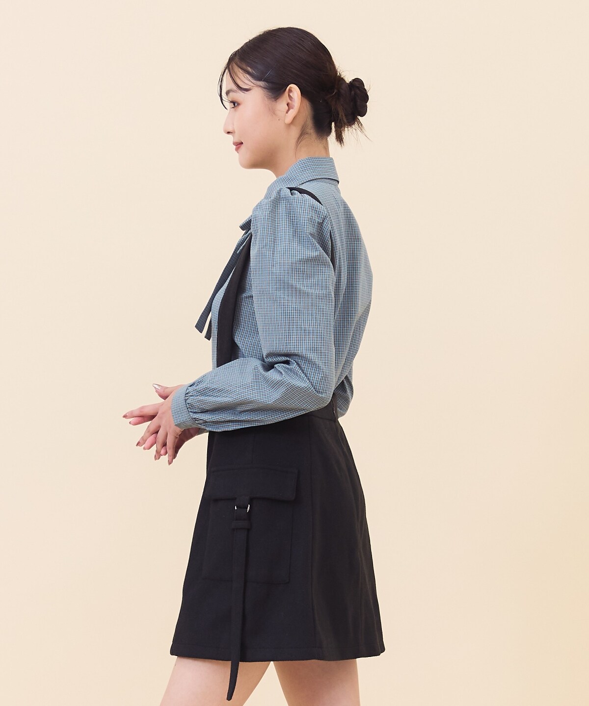 サスペンダースカート