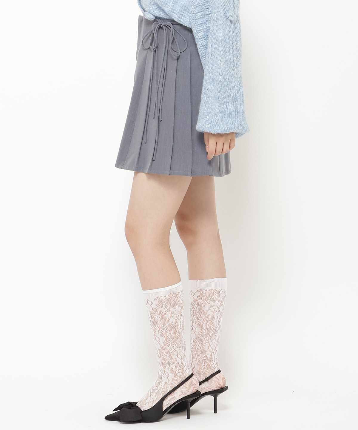 ダブルリボンミニスカート