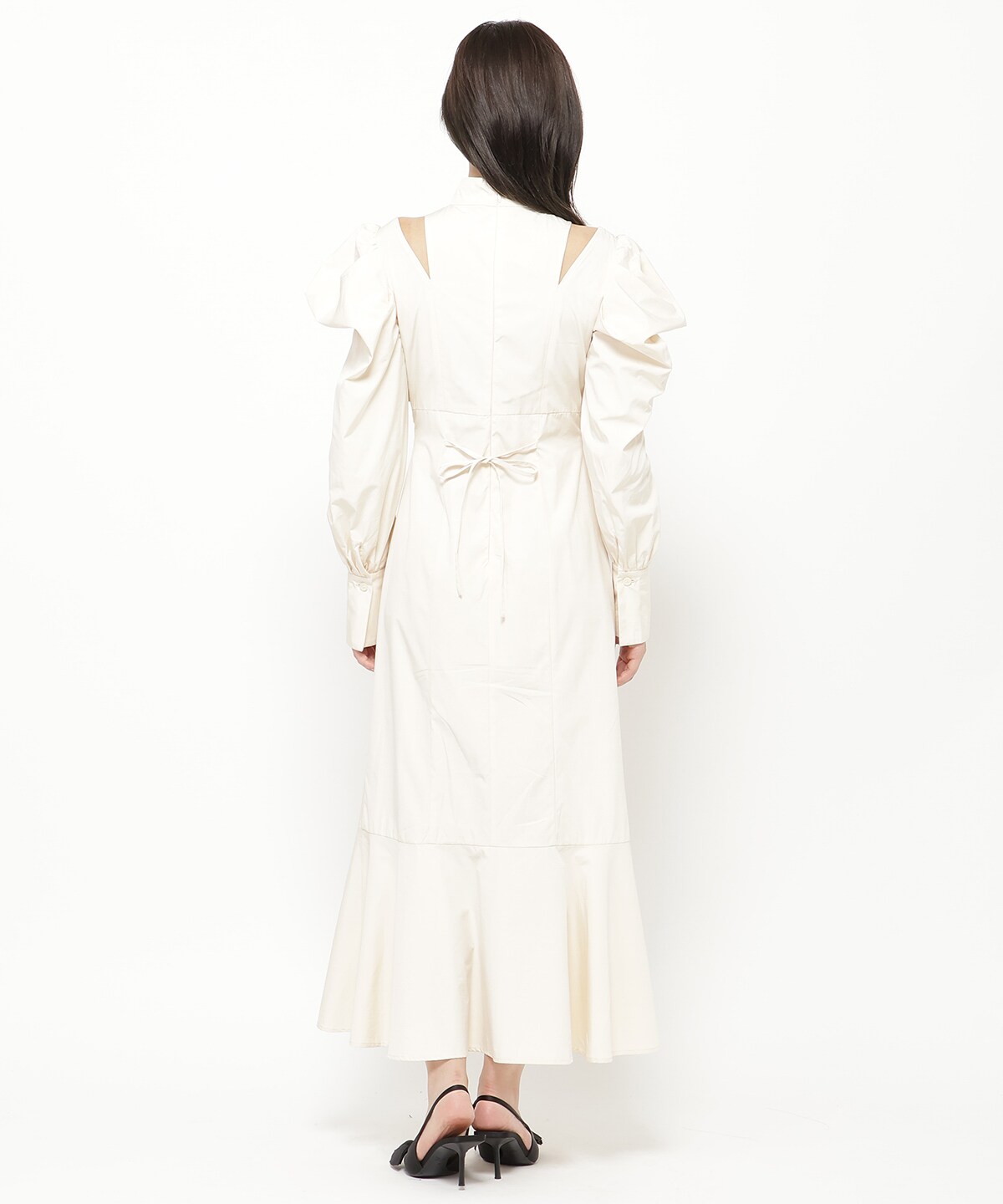 フリルドロストワンピース