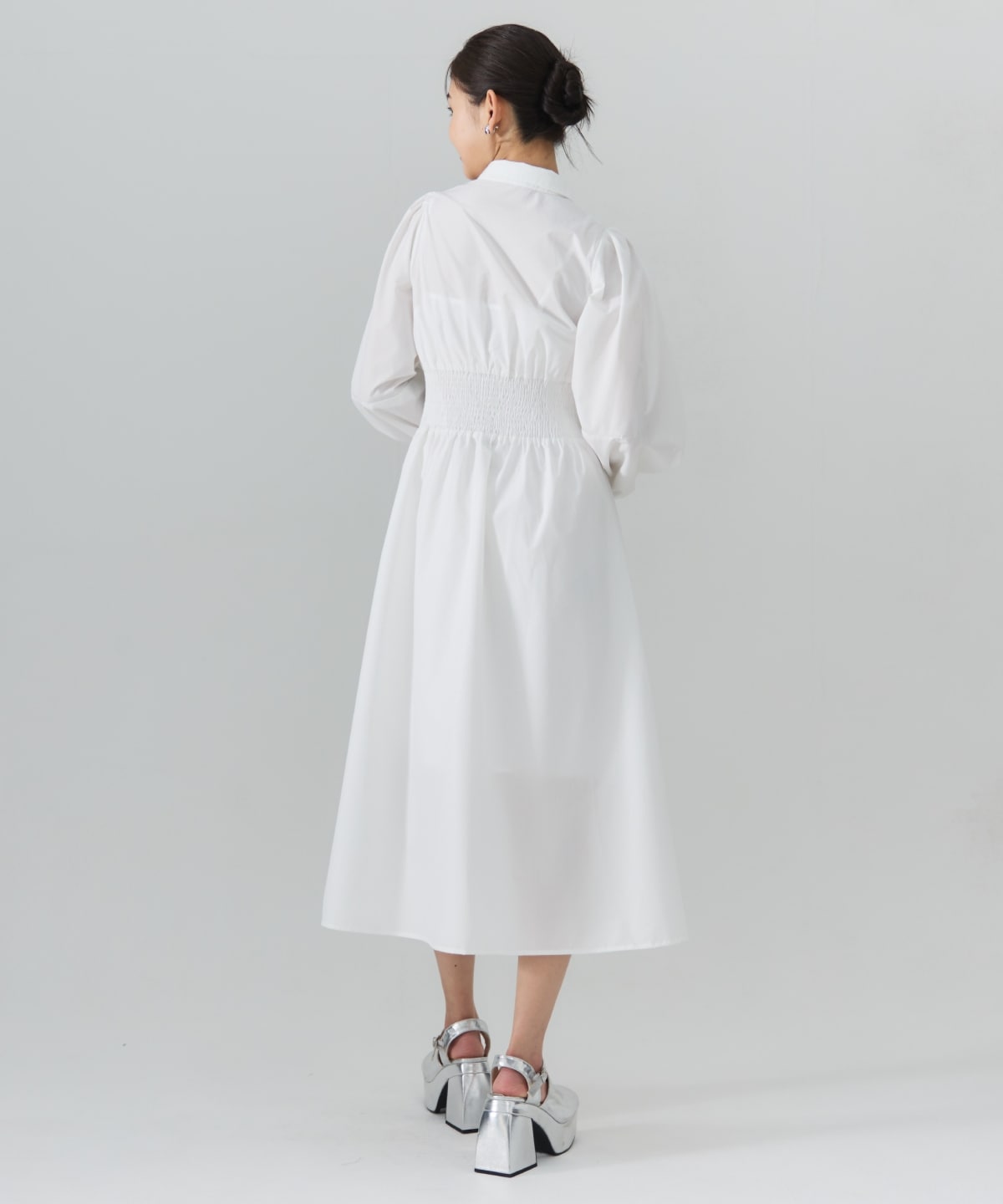 タックシャツワンピース