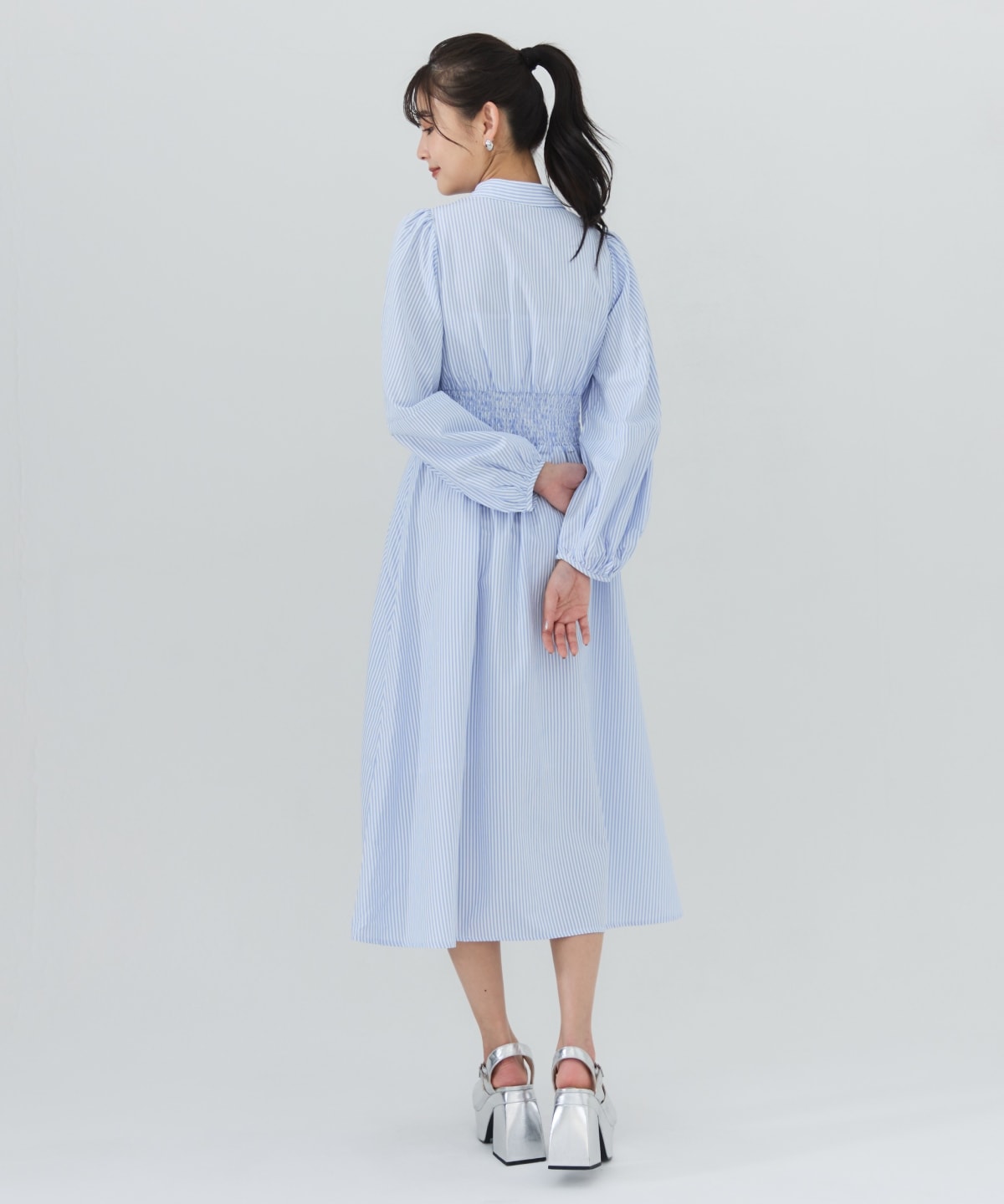 タックシャツワンピース