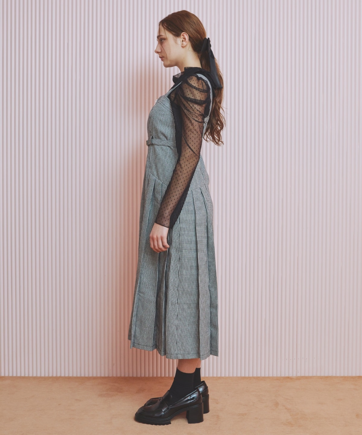 サイドプリーツジャンパースカート