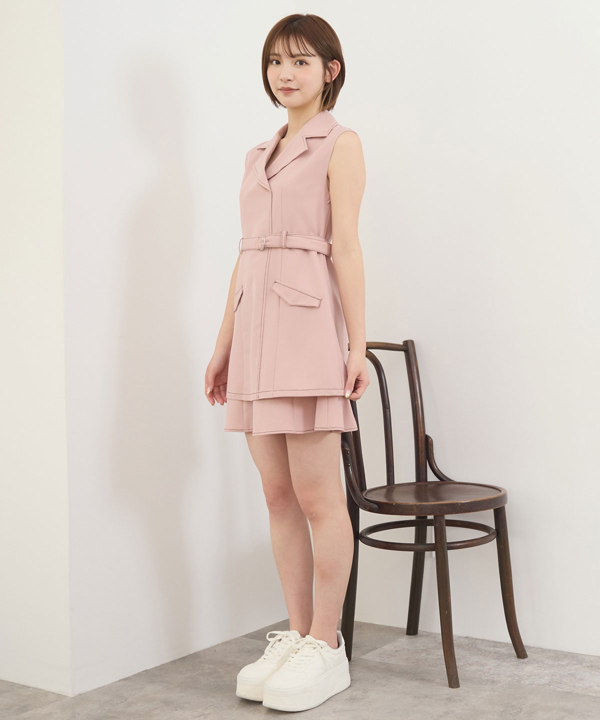 レイヤードライクミニワンピース