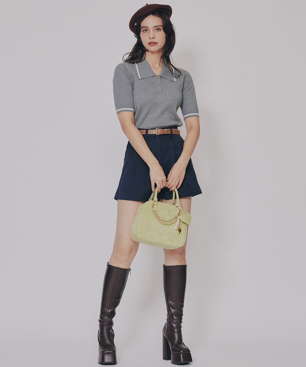 チャーム2WAYスクエアバッグ