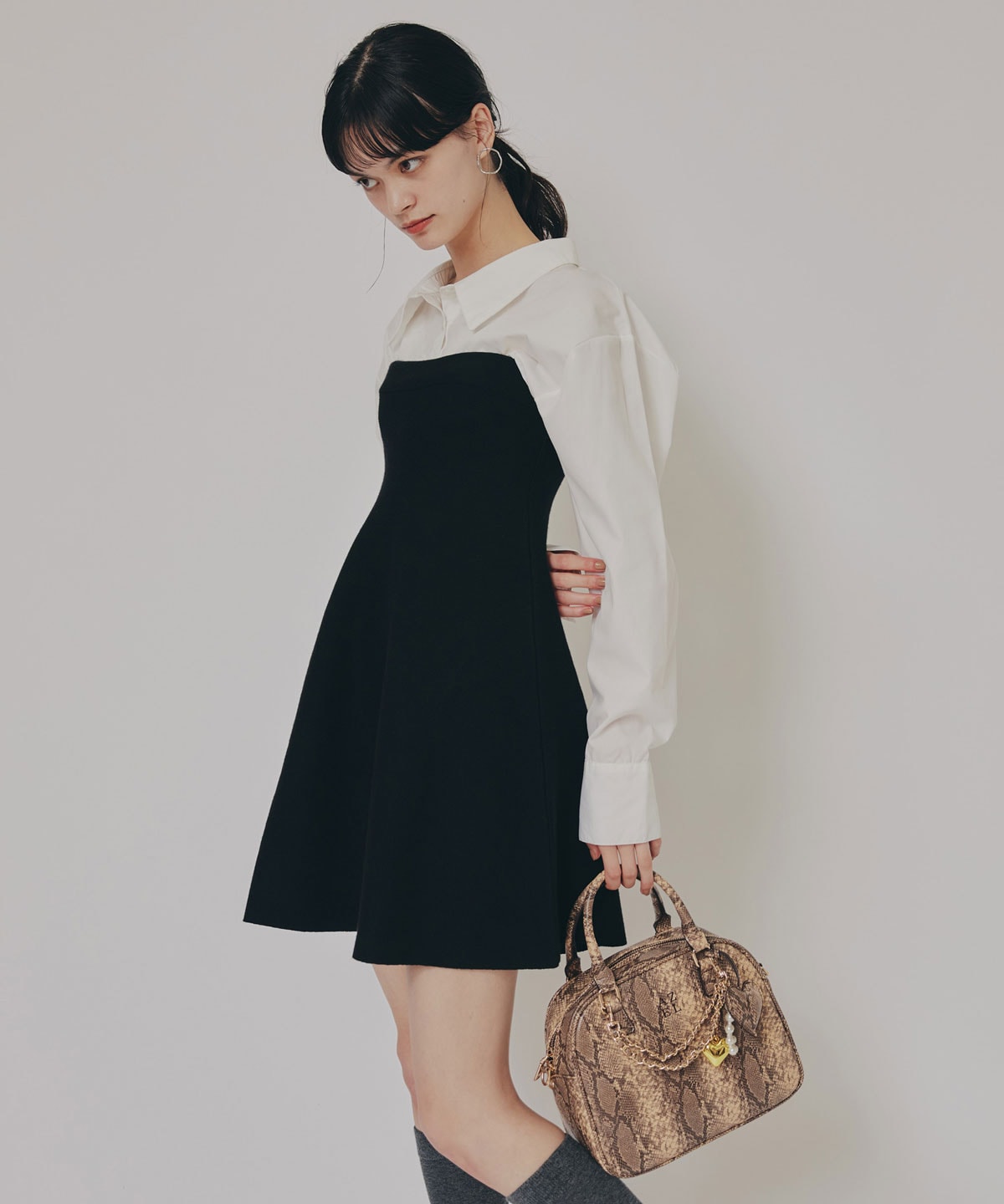 チャーム2WAYスクエアバッグ