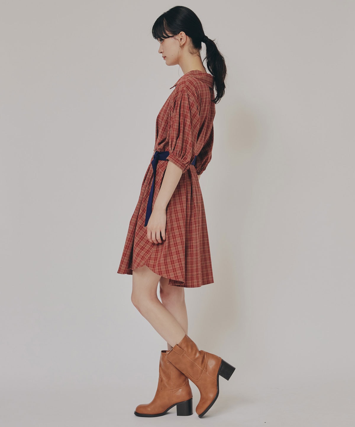 ウエスタンライクショートブーツ