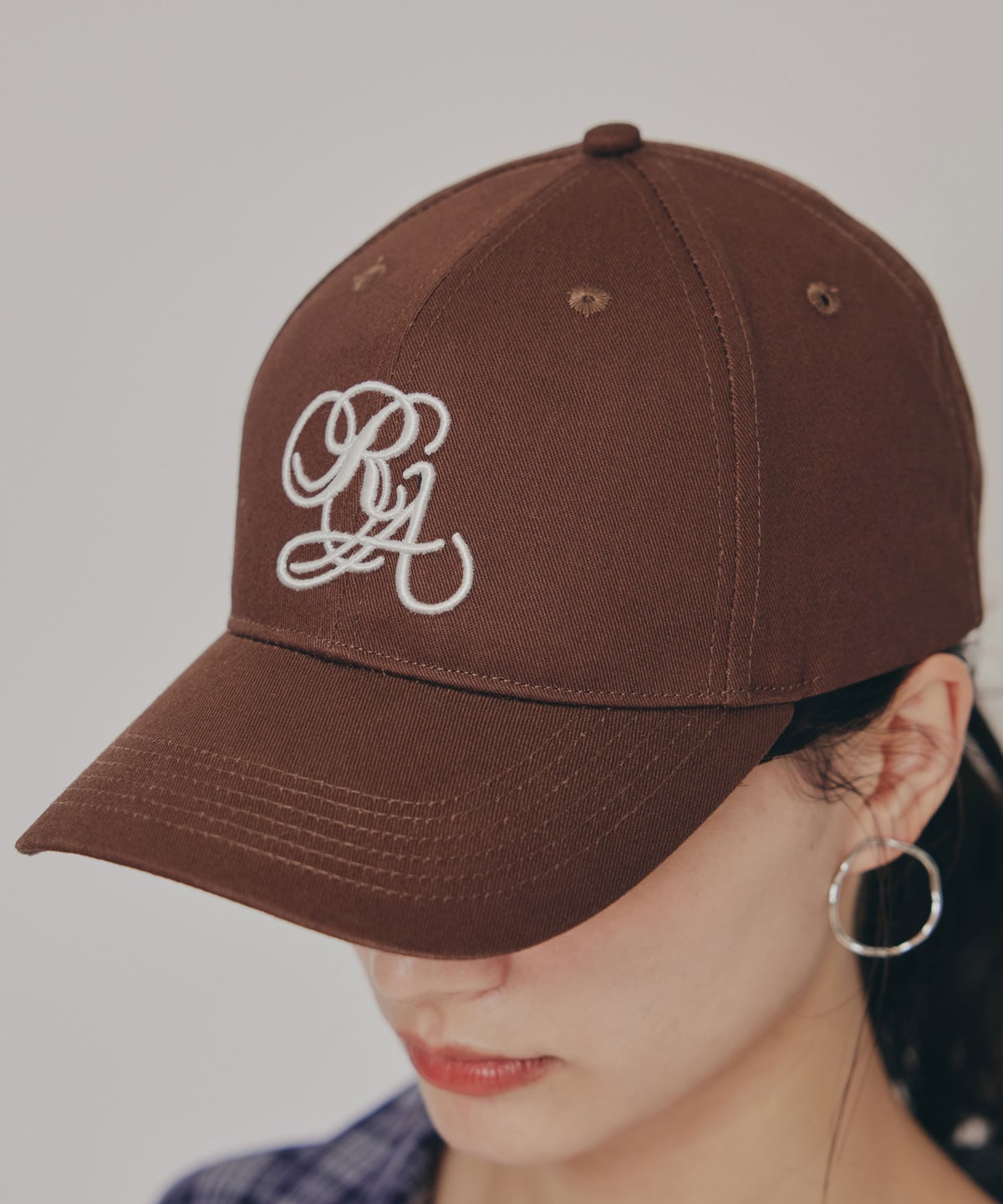オリジナルロゴ刺繍キャップ