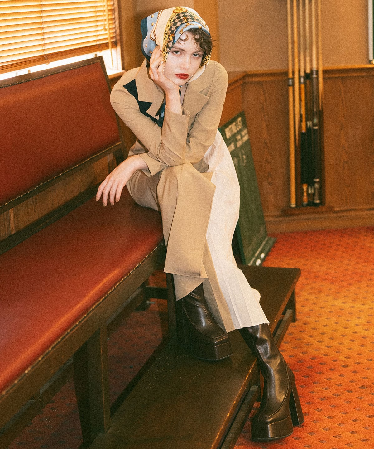 テディベアチェーンスカーフ