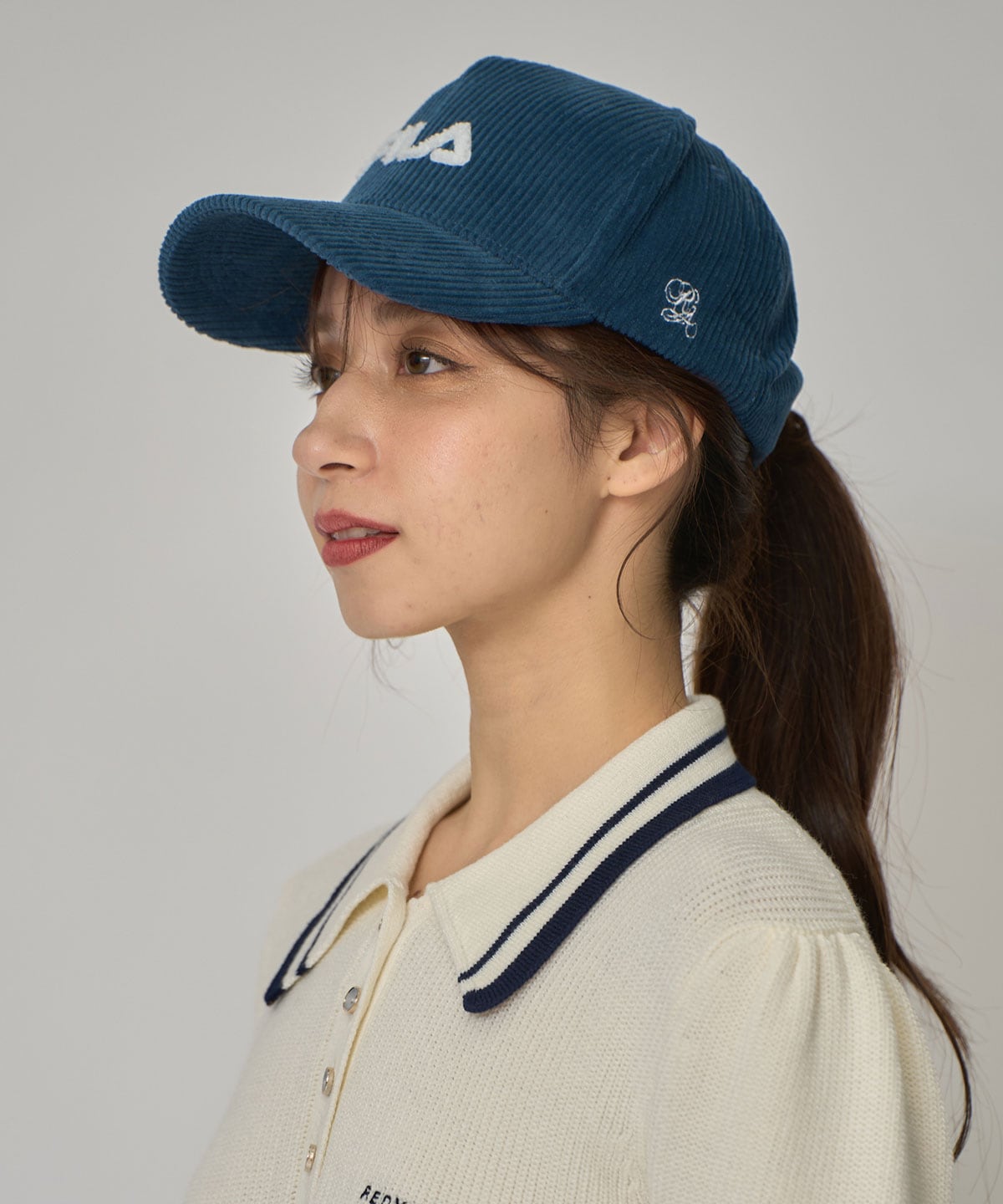 ［FILA×REDYAZEL］FILAロゴキャップ