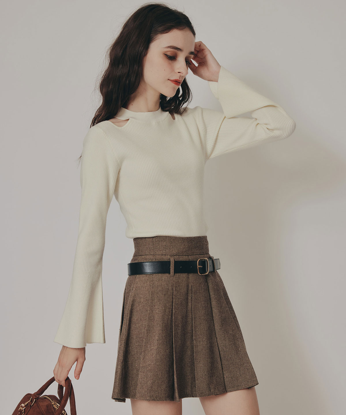 ローベルトプリーツミニスカート