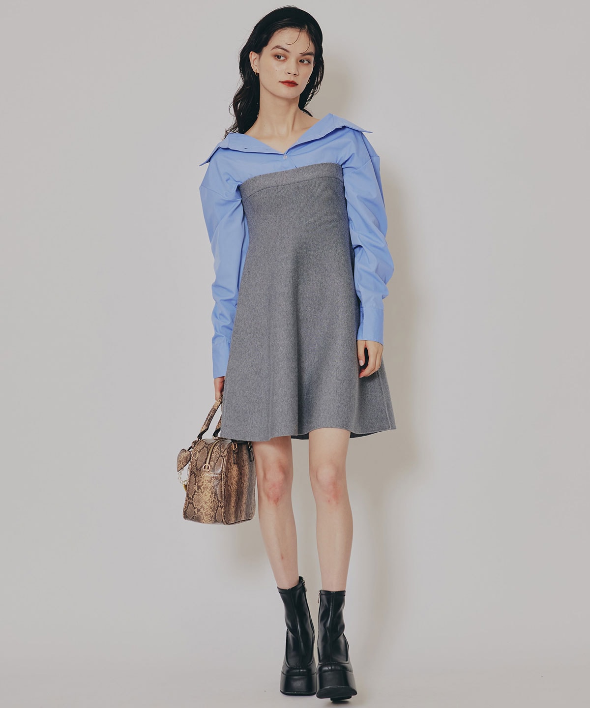 マルチWAYドッキングニットワンピース