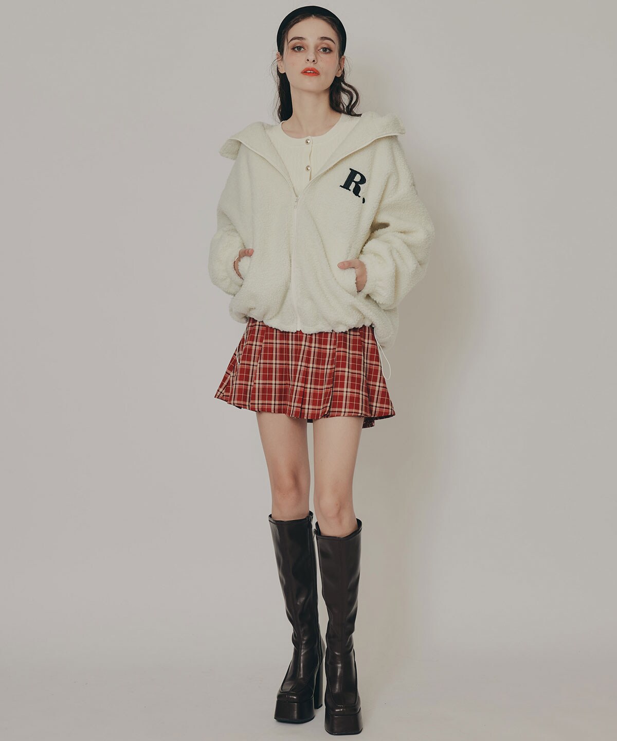 AZELCLUBボアパーカー