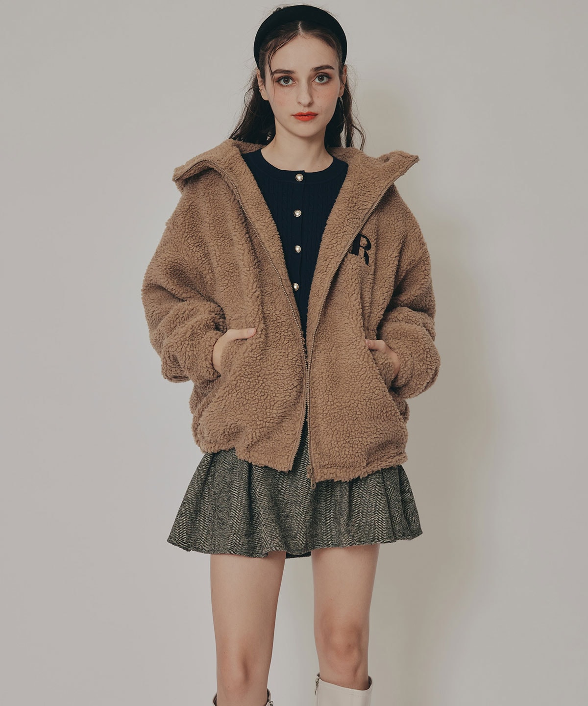 AZELCLUBボアパーカー