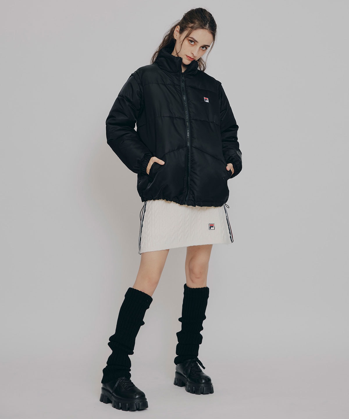 ［FILA×REDYAZEL］2WAYフェイクダウンジャケット