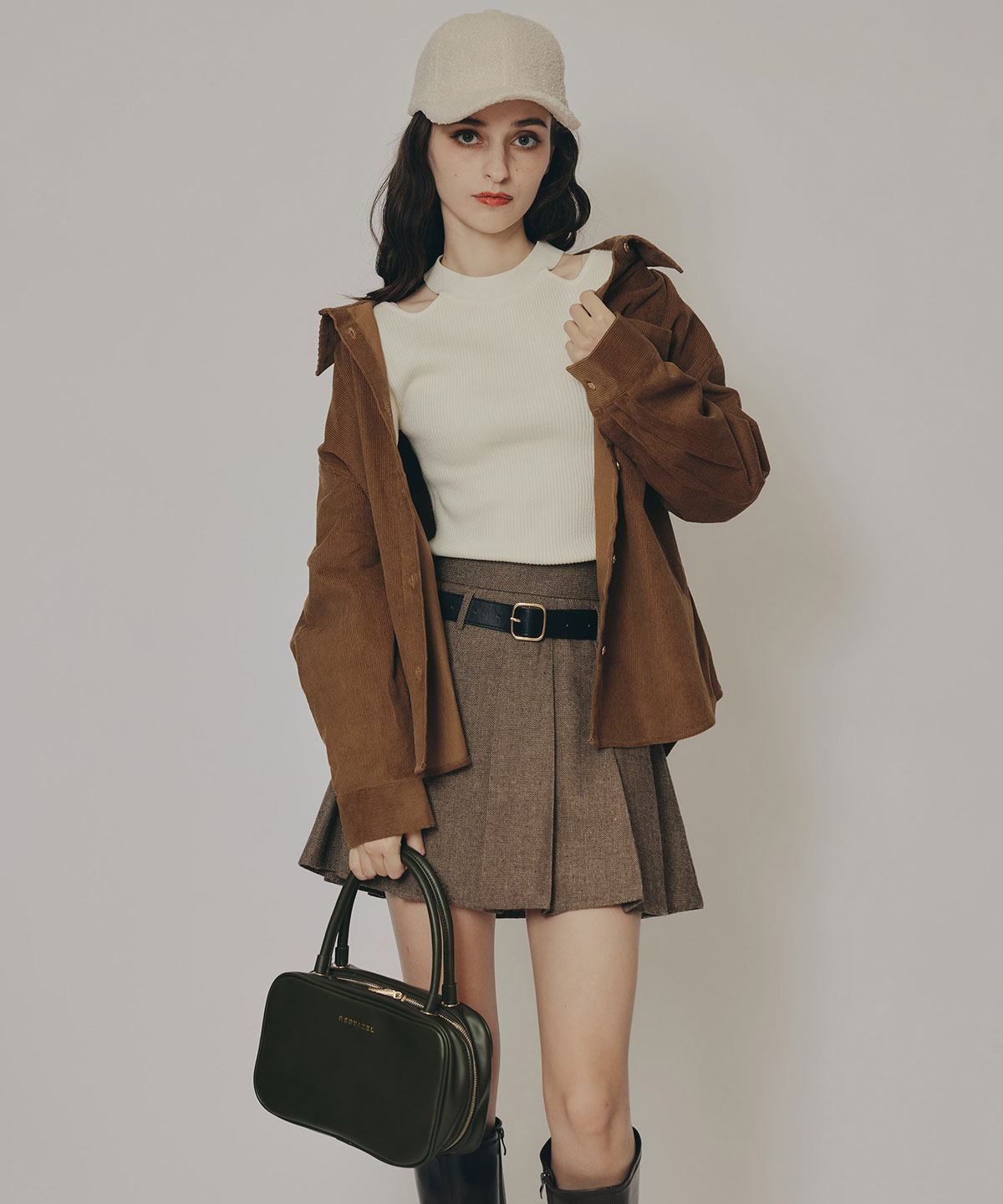 ロゴワッペンオーバーシャツ