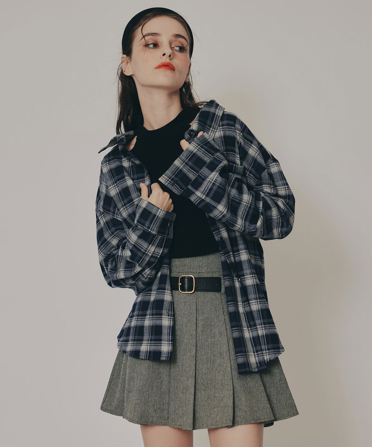 ロゴワッペンオーバーシャツ