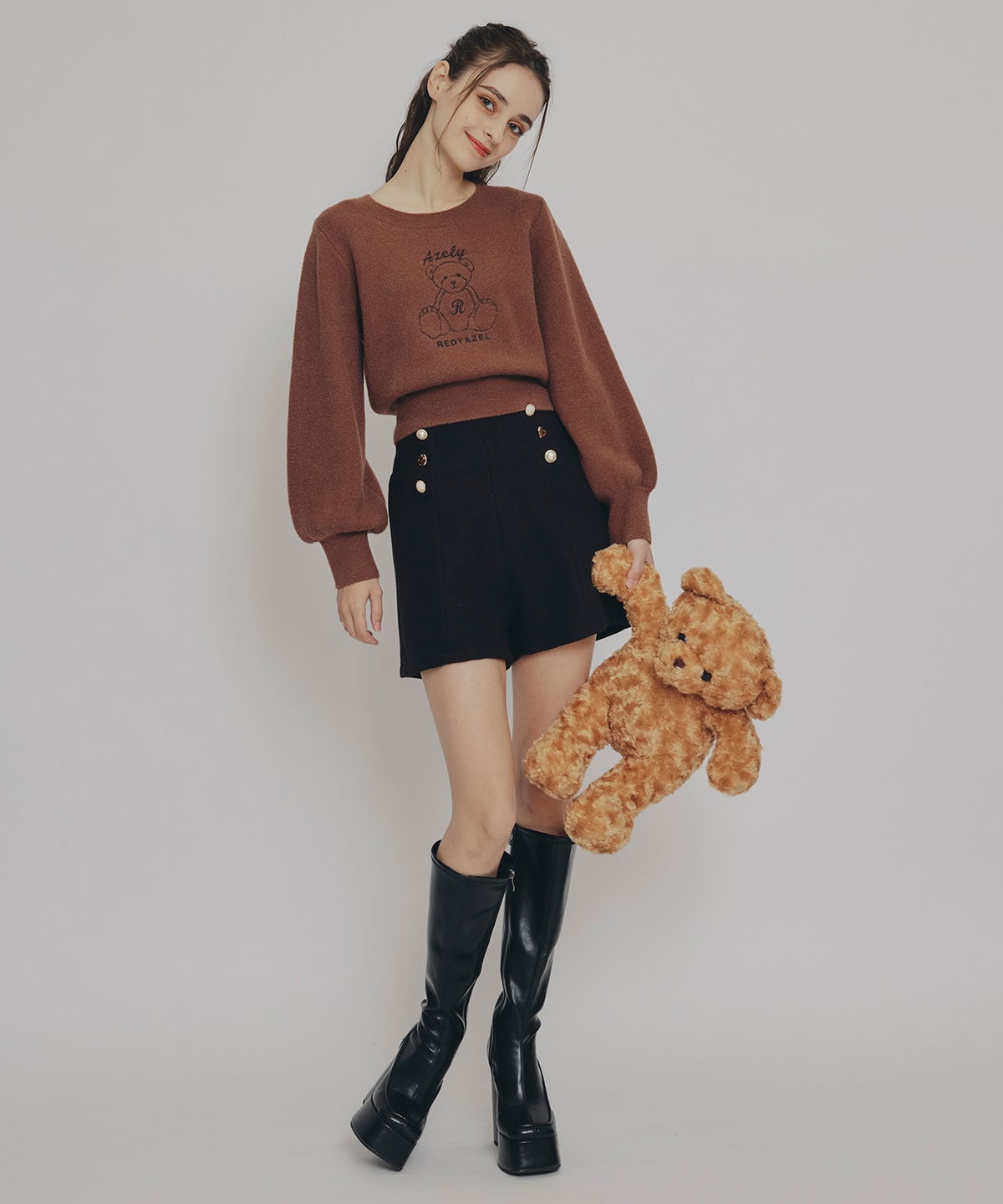 Azelyフラッフィニットプルオーバー