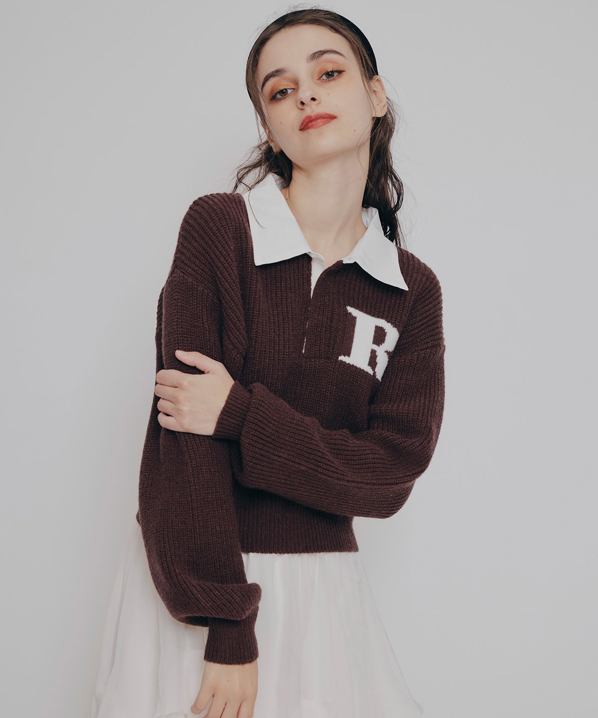 R.カレッジポロニットプルオーバー