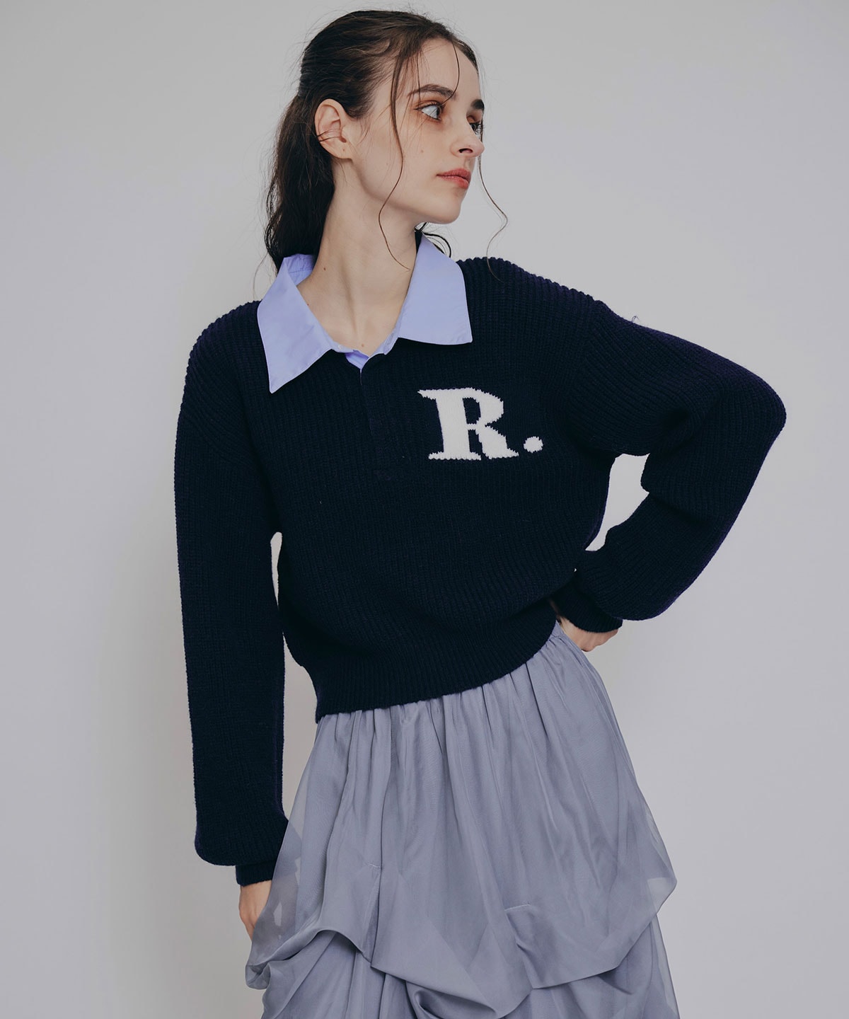 R.カレッジポロニットプルオーバー