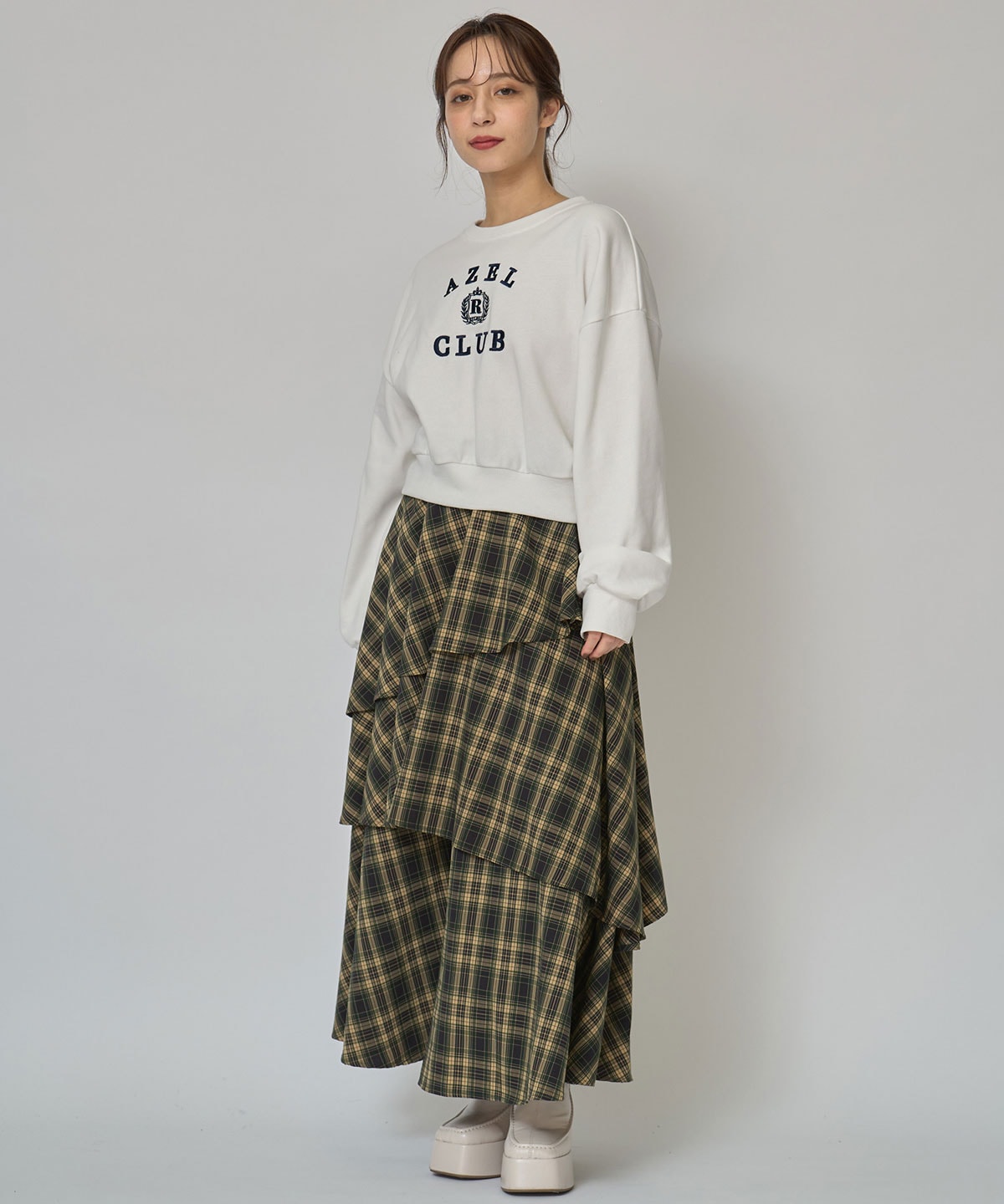 アゼルクラブカレッジロゴスウェットプルオーバー